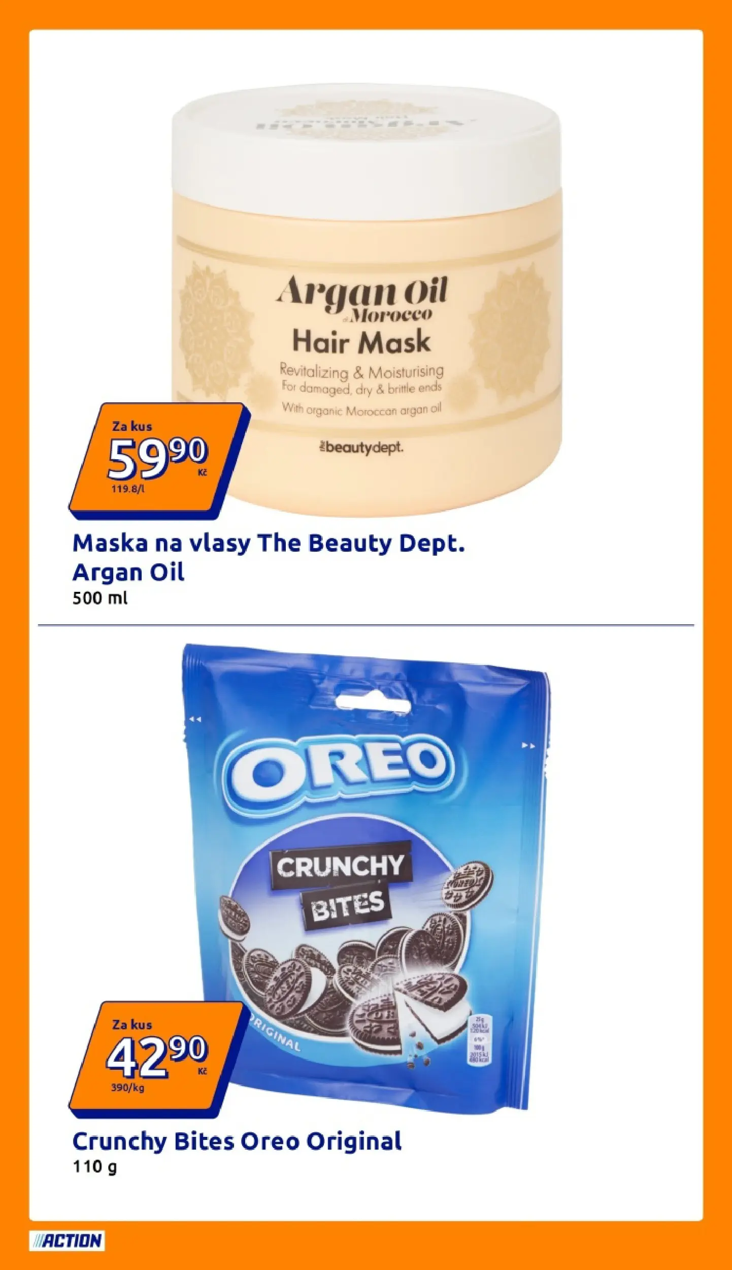 Action leták od 24.06.2026 - Akční leták online | Strana: 19 | Produkty: Oreo, Maska na vlasy, Maska