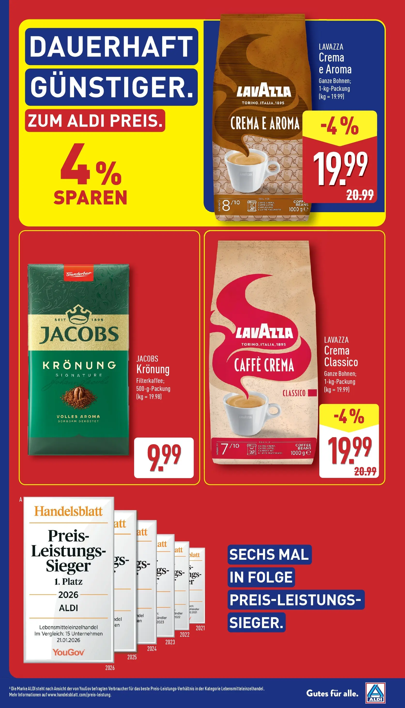 Aldi - ALDI Nord: Wochenangebote (ab 28.06.2026) » Angebote Online | Seite: 36 | Produkte: Lavazza