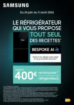 Group Digital Samsung Jusqu'&agrave; 400&euro; rembours&eacute;s - au 11.08.2026