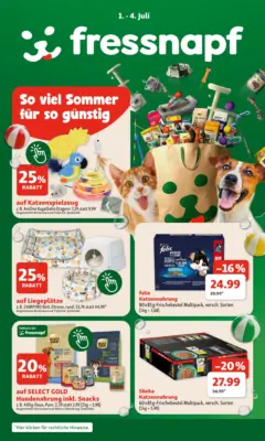 Fressnapf Angebote ab 01.07.2026 gültig
