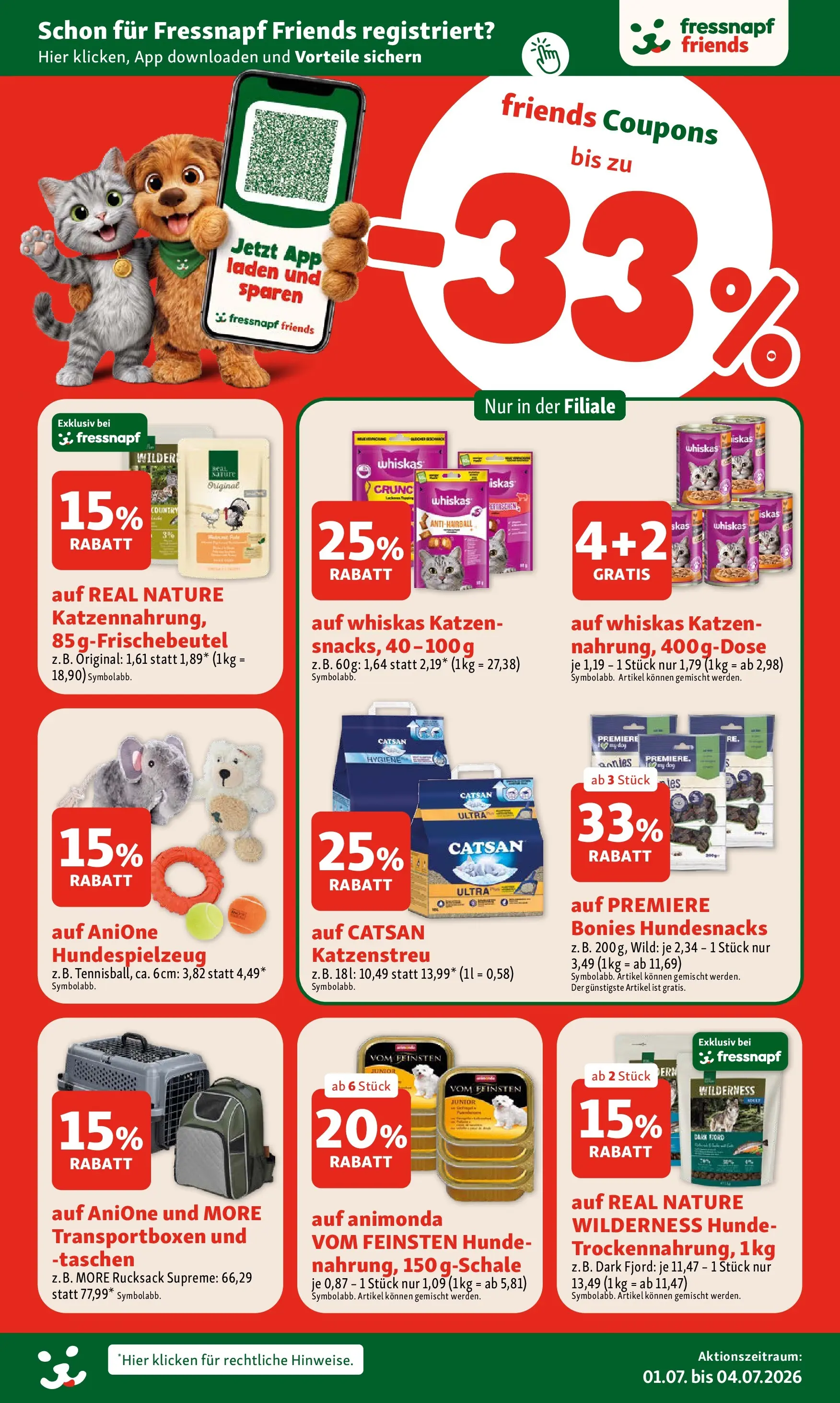 Fressnapf - Fressnapf Angebote 01.07. bis 04.07. von 30.06.2026 - Aktuelle Angebote | Seite: 7