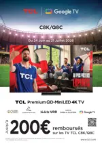Group Digital Jusqu'&agrave; 200&euro; rembours&eacute;s sur les TV TCL C8K/Q8C - au 21.07.2026