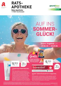 Angebote - Ihre Apotheke vor Ort: Jetzt alle Angebote auch online entdecken! ab 26.06.2026 gültig Angebote - Ihre Apotheke vor Ort: Jetzt alle Angebote auch online entdecken! ab 26.06.2026 gültig