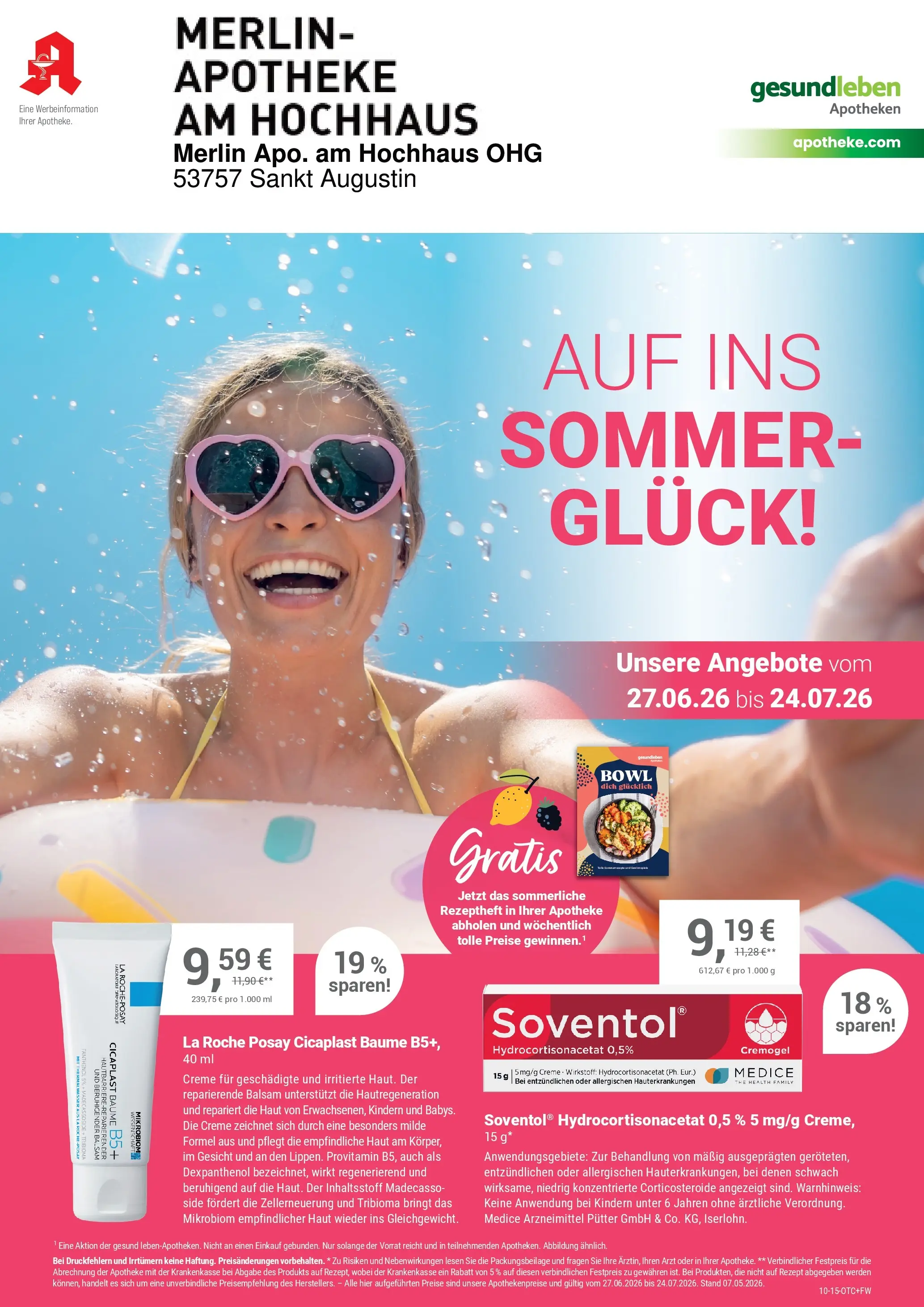 Angebote - Ihre Apotheke vor Ort: Jetzt alle Angebote auch online entdecken! (ab 26.06.2026) zum Blättern | Seite: 1 | Produkte: Creme