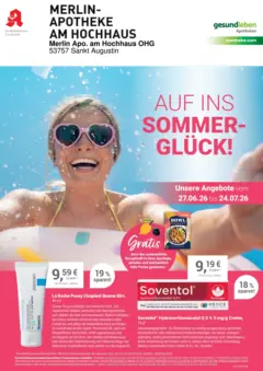 Angebote - Ihre Apotheke vor Ort: Jetzt alle Angebote auch online entdecken! ab 26.06.2026 gültig
