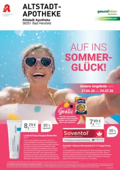 Angebote - Ihre Apotheke vor Ort: Jetzt alle Angebote auch online entdecken! ab 26.06.2026 gültig