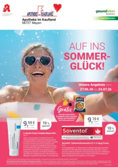Angebote - Ihre Apotheke vor Ort: Jetzt alle Angebote auch online entdecken! ab 26.06.2026 gültig