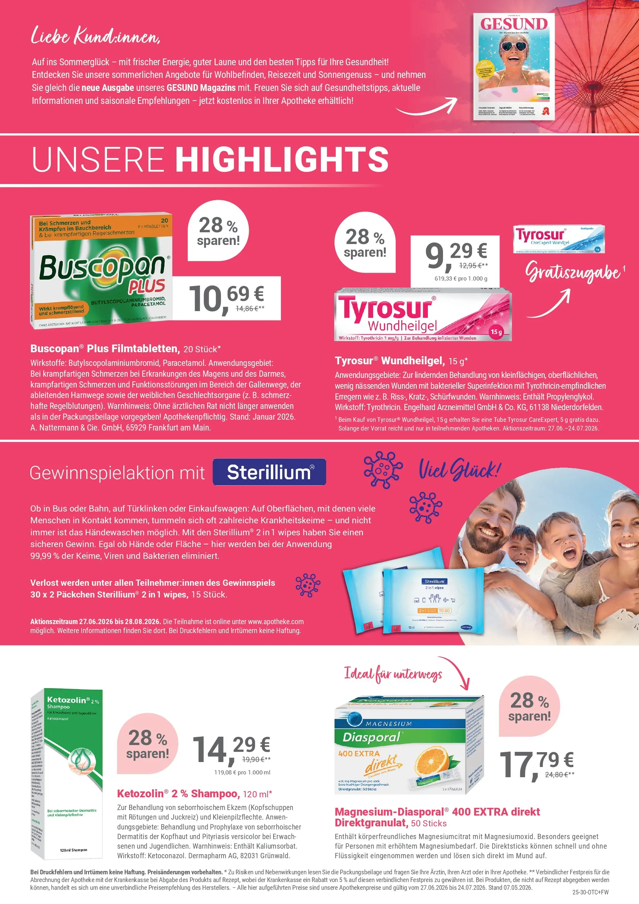 Angebote - Ihre Apotheke vor Ort: Jetzt alle Angebote auch online entdecken! (ab 26.06.2026) zum Blättern | Seite: 2 | Produkte: Shampoo