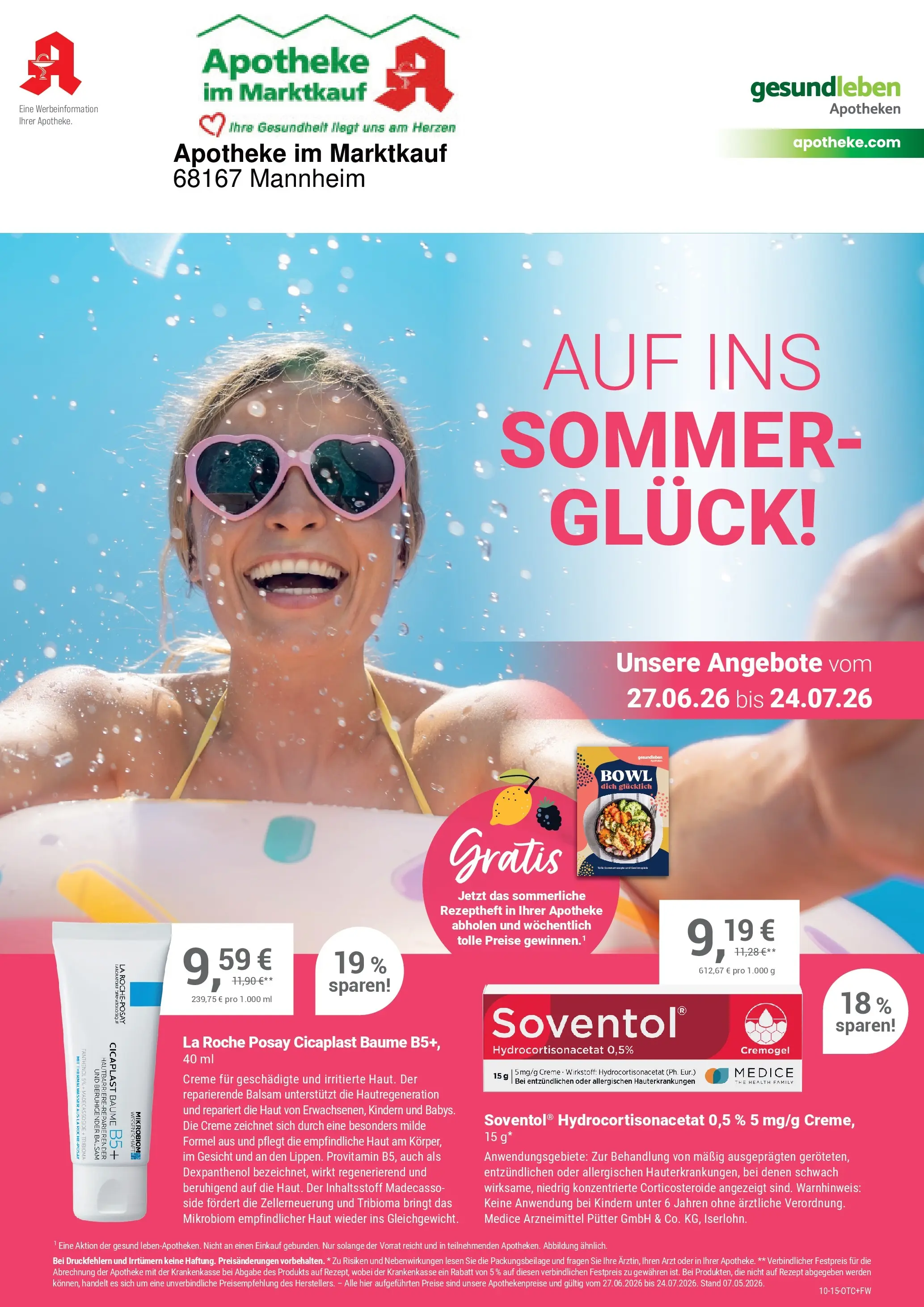 Angebote - Ihre Apotheke vor Ort: Jetzt alle Angebote auch online entdecken! (ab 26.06.2026) zum Blättern | Seite: 1 | Produkte: Creme