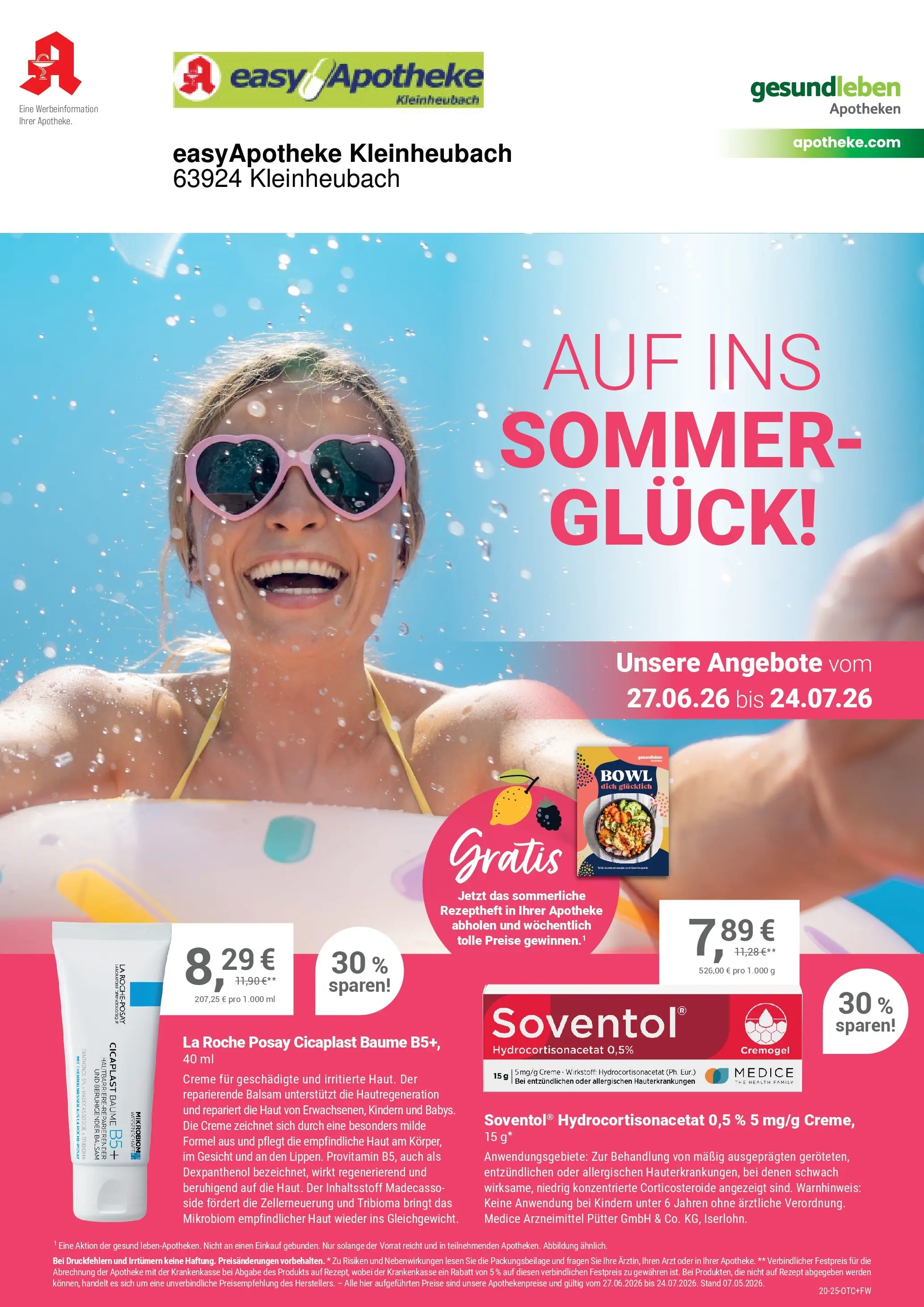 Angebote - Ihre Apotheke vor Ort: Jetzt alle Angebote auch online entdecken! (ab 26.06.2026) zum Blättern | Seite: 1 | Produkte: Creme