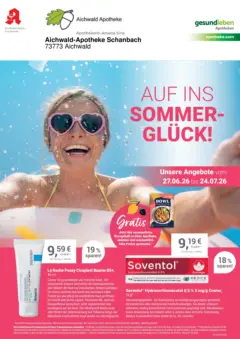 Angebote - Ihre Apotheke vor Ort: Jetzt alle Angebote auch online entdecken! ab 26.06.2026 gültig