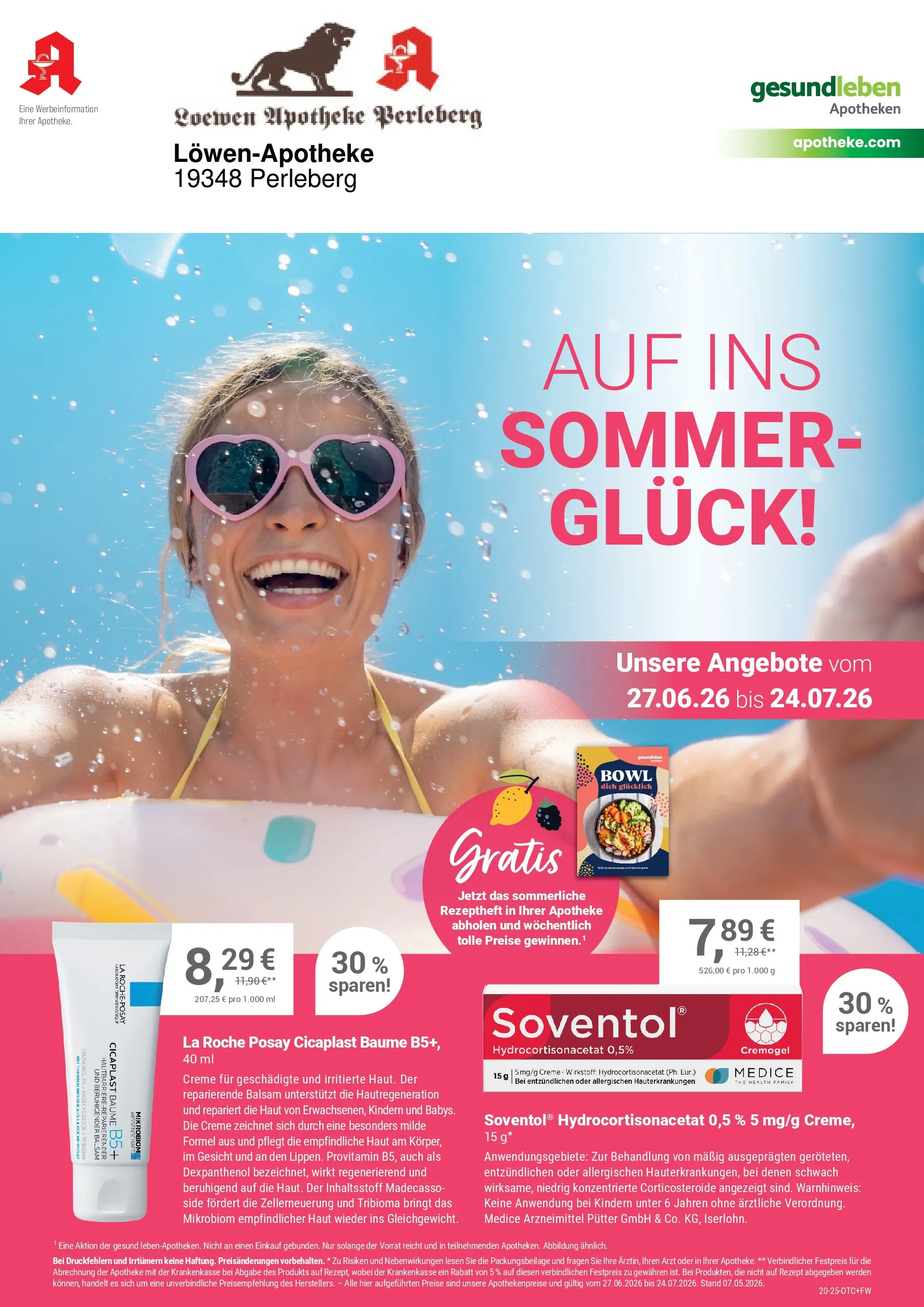 Angebote - Ihre Apotheke vor Ort: Jetzt alle Angebote auch online entdecken! (ab 26.06.2026) zum Blättern | Seite: 1 | Produkte: Creme