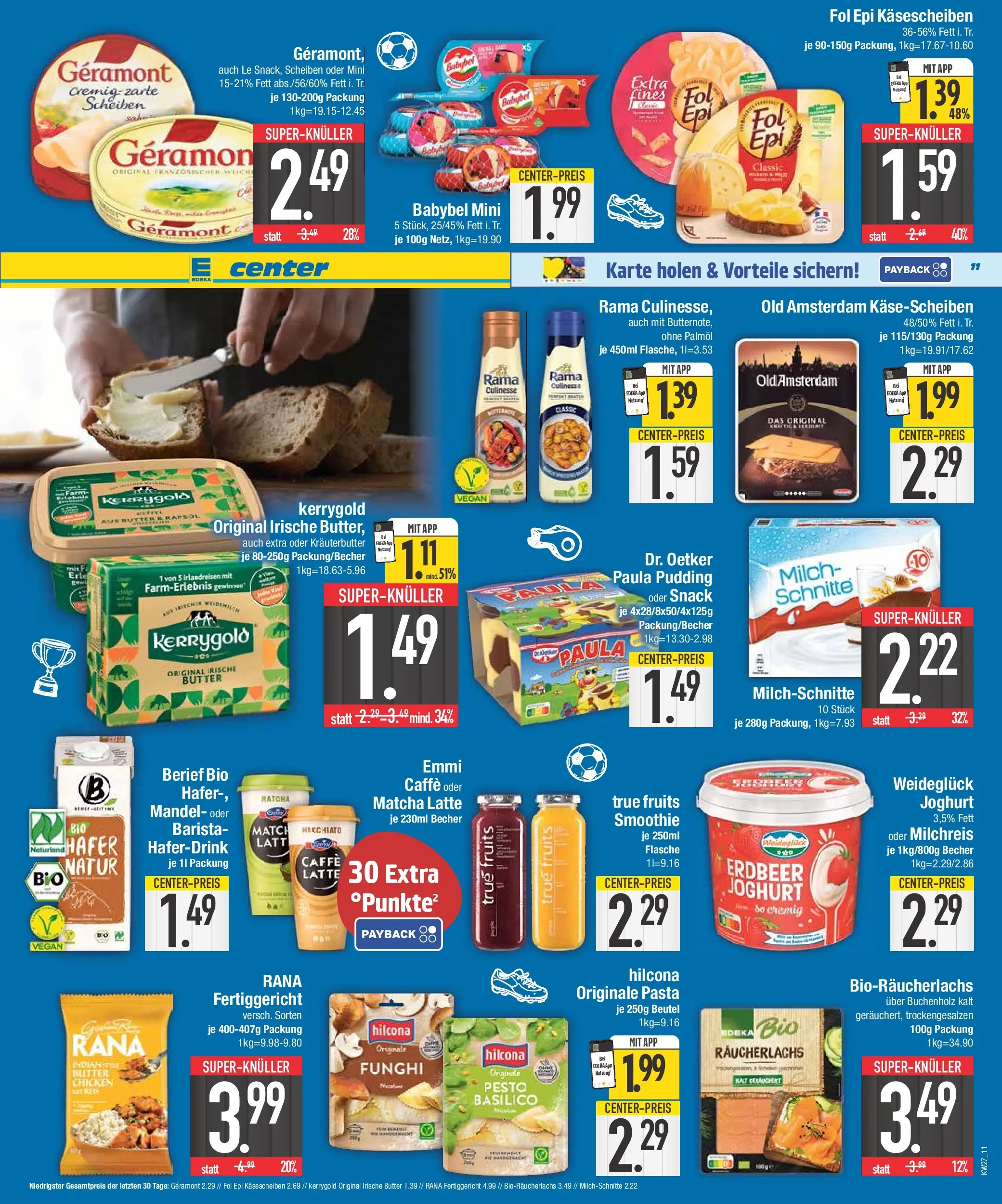 Edeka - EDEKA: Wochenangebote (ab 28.06.2026) » Angebote Online | Seite: 11 | Produkte: Rama, Butter, Rapsöl, Haferdrink