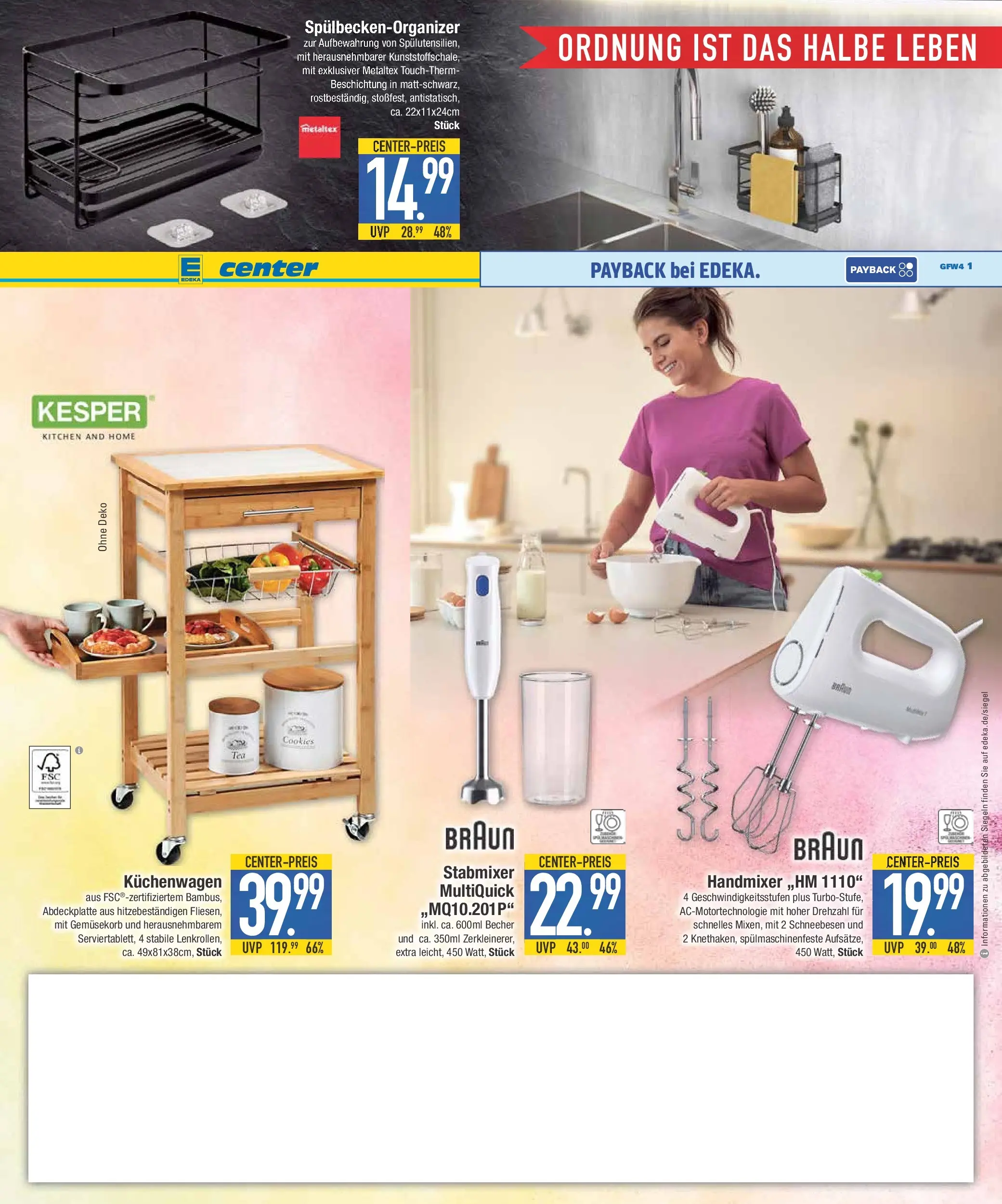 E center Prospekt Weißenburg (ab 28.06.2026) zum Blättern | Seite: 17 | Produkte: Handmixer, Stabmixer