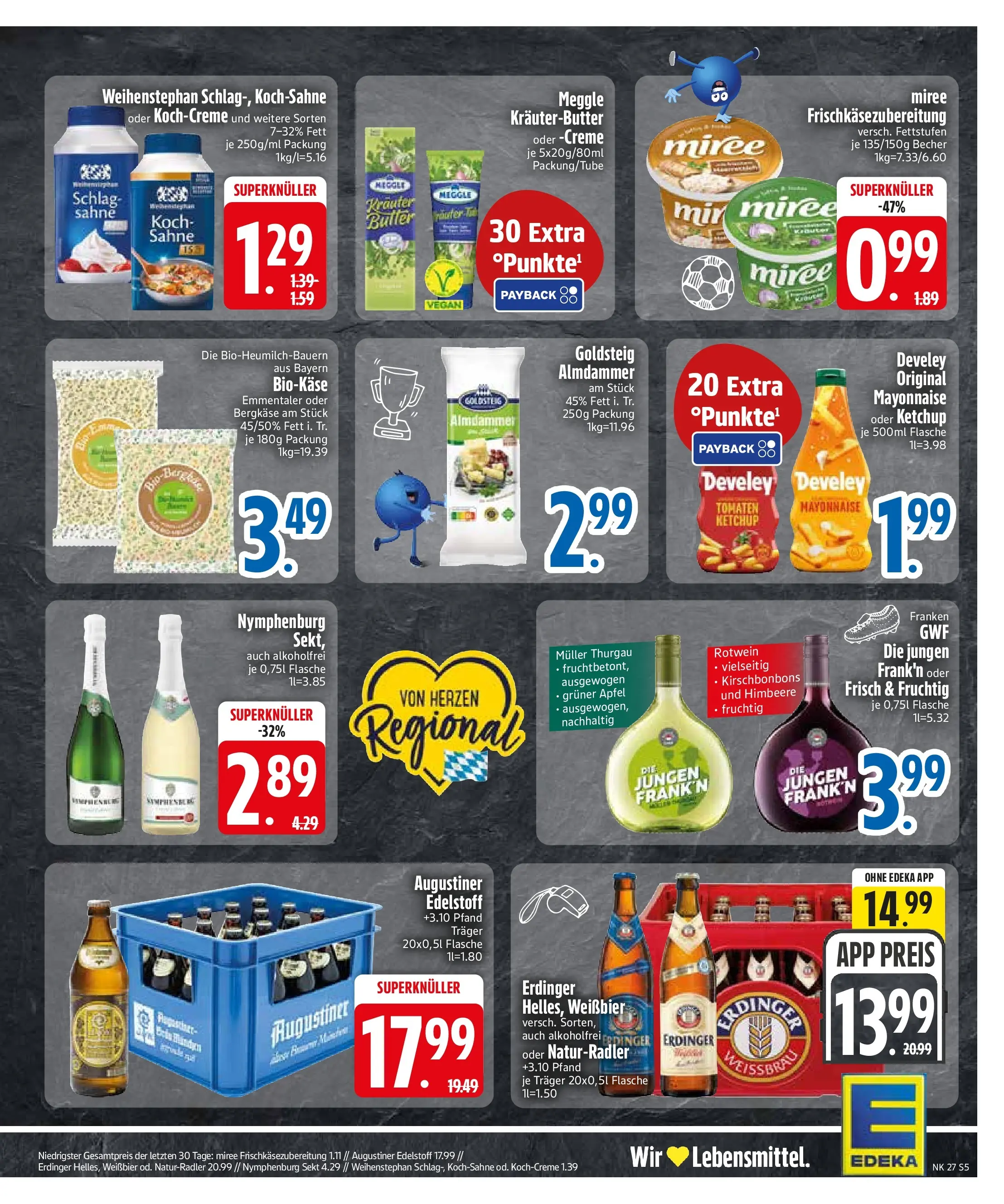 Edeka - EDEKA: Wochenangebote (ab 28.06.2026) » Angebote Online | Seite: 7 | Produkte: Weißbier, Sekt, Creme, Ketchup