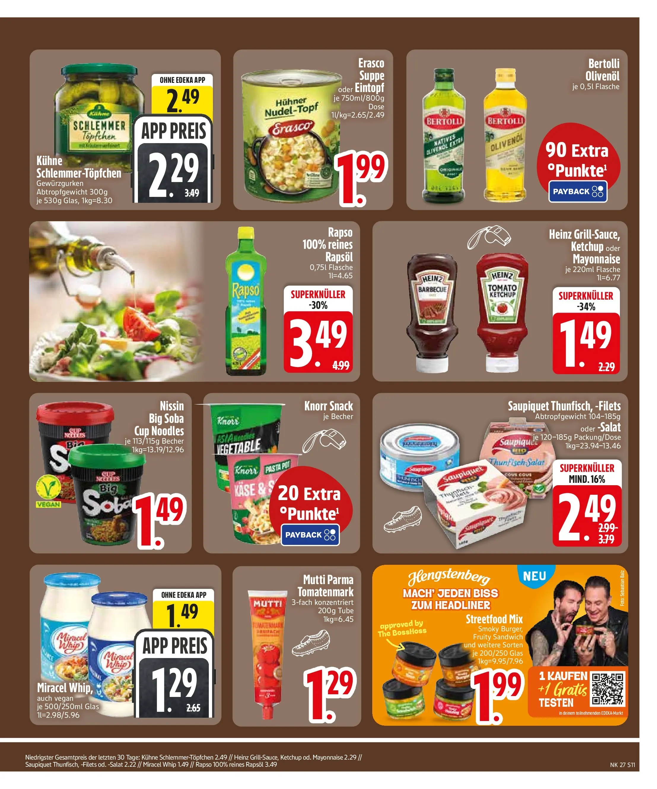 Edeka - EDEKA: Wochenangebote (ab 28.06.2026) » Angebote Online | Seite: 13 | Produkte: Thunfisch, Rapsöl, Knorr, Ketchup