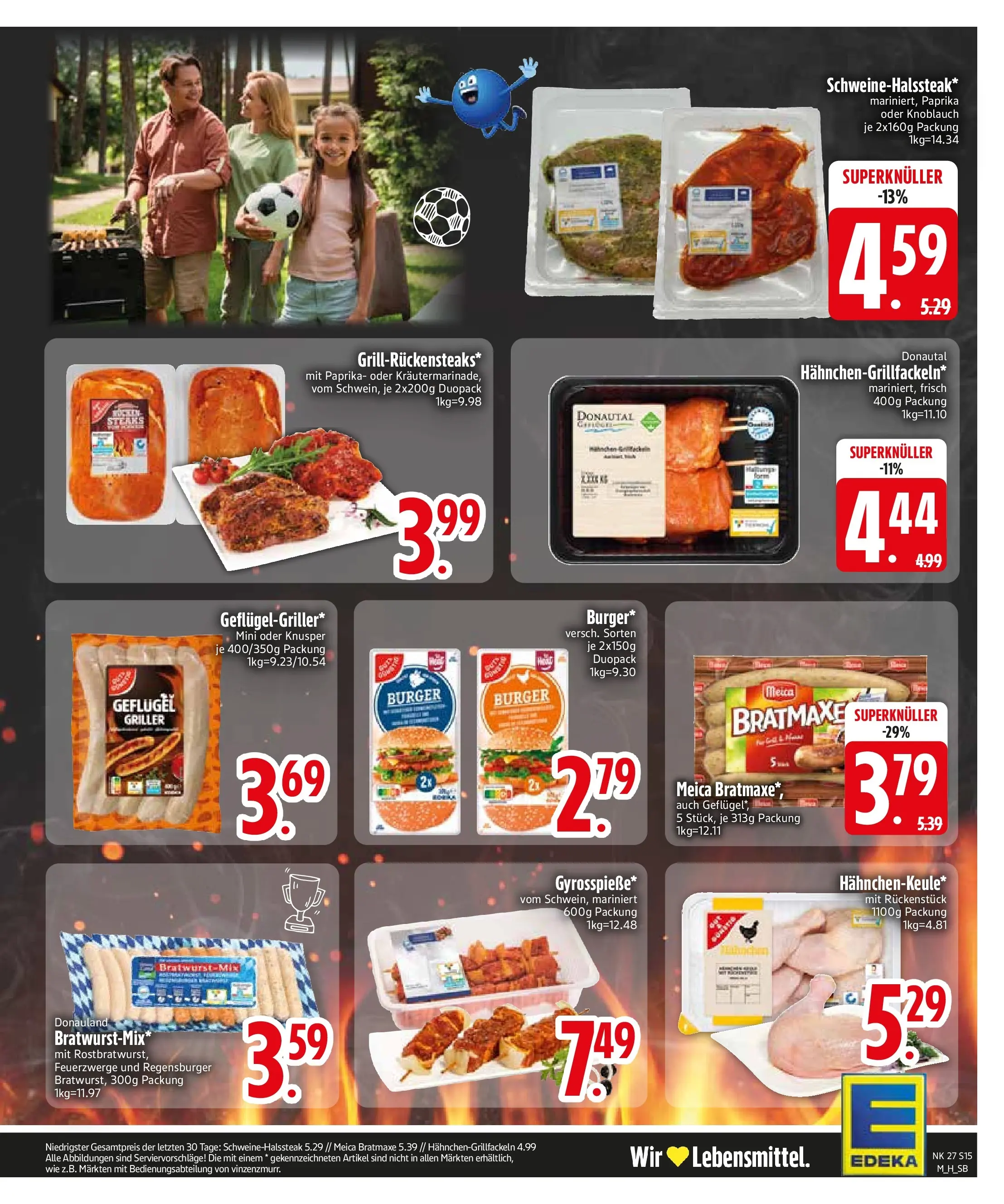 Edeka - EDEKA: Wochenangebote (ab 28.06.2026) » Angebote Online | Seite: 17 | Produkte: Burger, Paprika, Knoblauch, Griller