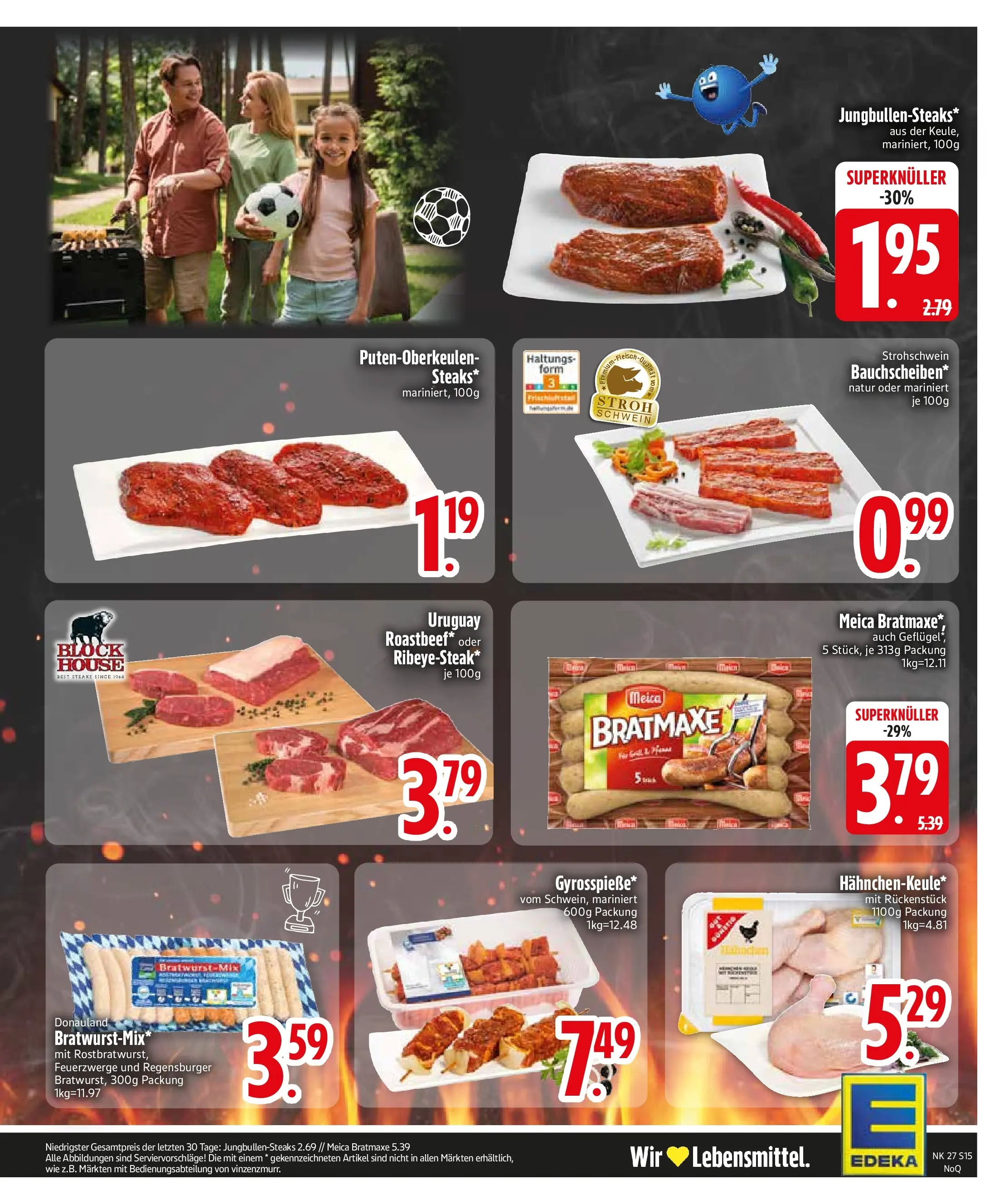 Edeka - EDEKA: Wochenangebote (ab 28.06.2026) » Angebote Online | Seite: 17 | Produkte: Bratwurst, Roastbeef, Meica