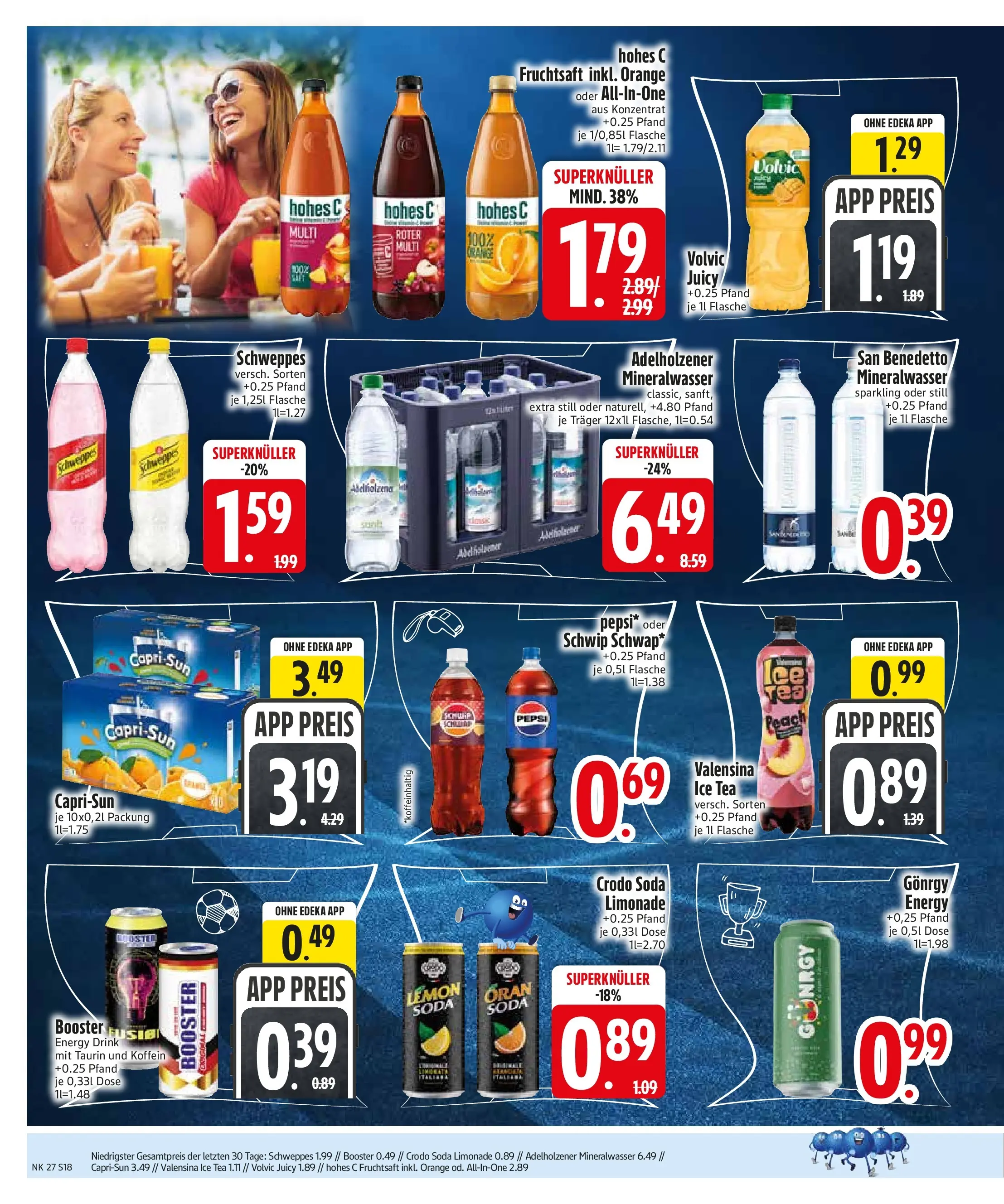 Edeka - EDEKA: Wochenangebote (ab 28.06.2026) » Angebote Online | Seite: 20 | Produkte: Energy, Mineralwasser, Hohes c, Fruchtsaft