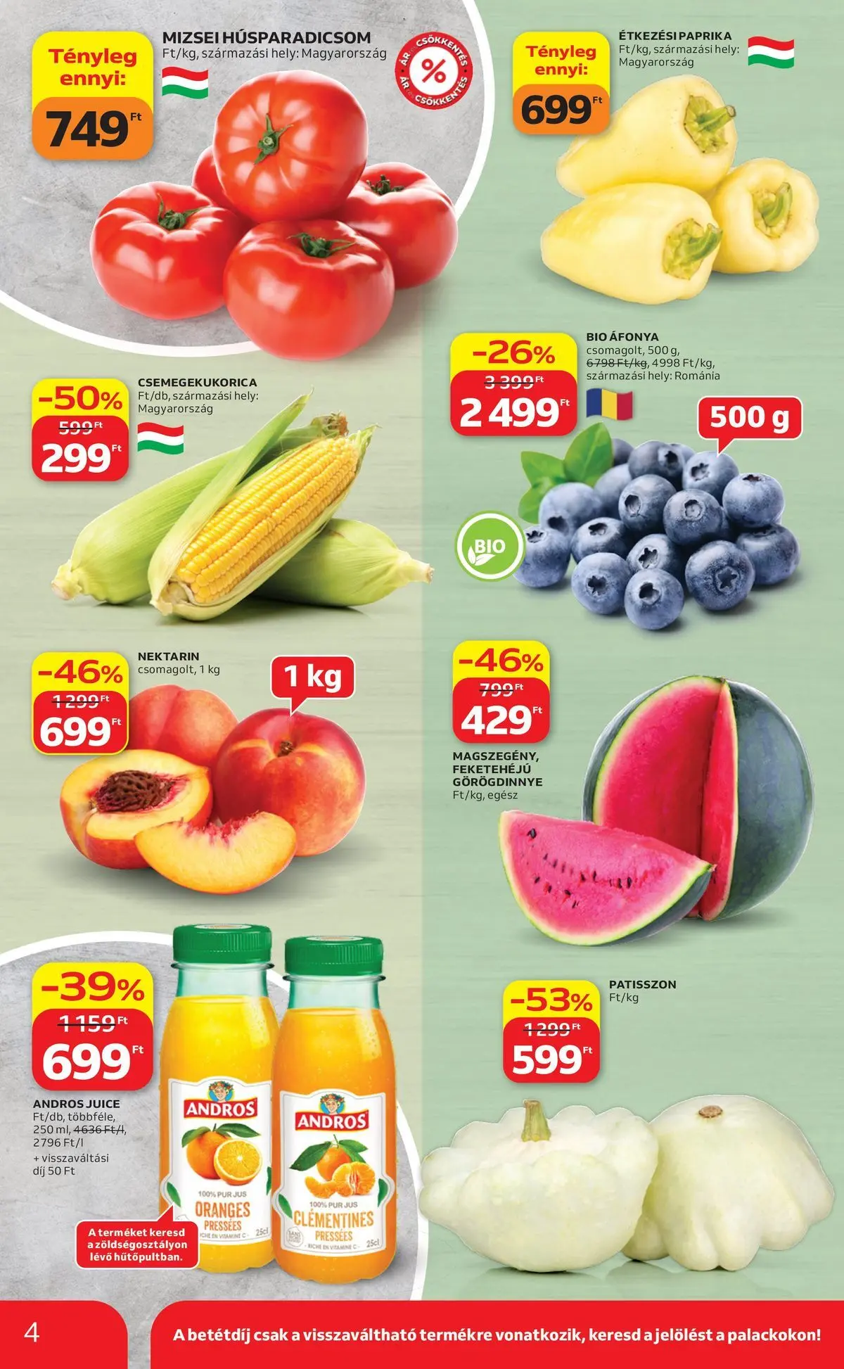 Ajánlatok - Auchan újság érvényessége 2026.07.01-ig - 2026.06.24. -tól/töl > akció, lapozható szórólap 🛍️ | Oldal: 4