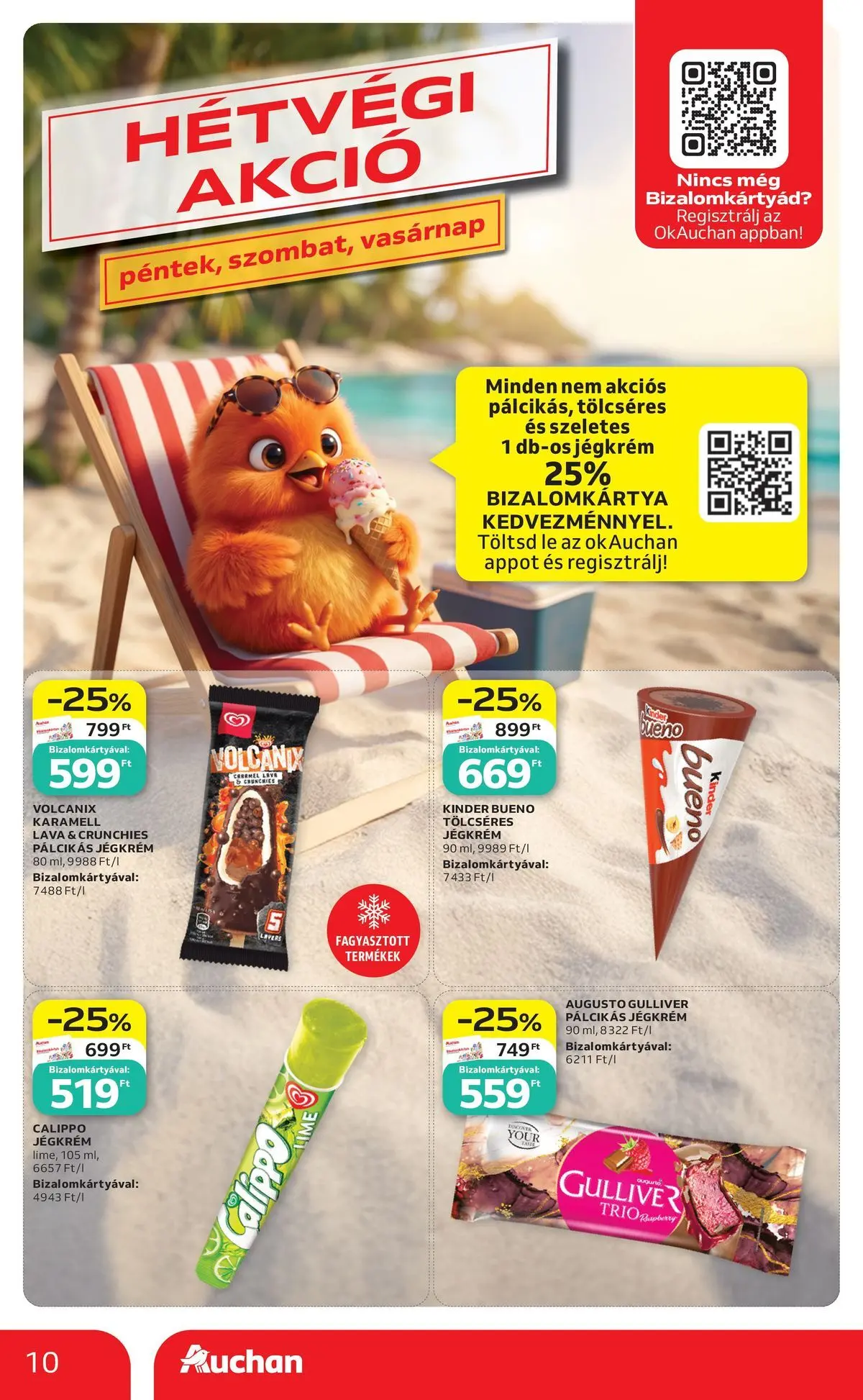 Ajánlatok - Auchan újság érvényessége 2026.07.01-ig - 2026.06.24. -tól/töl > akció, lapozható szórólap 🛍️ | Oldal: 10