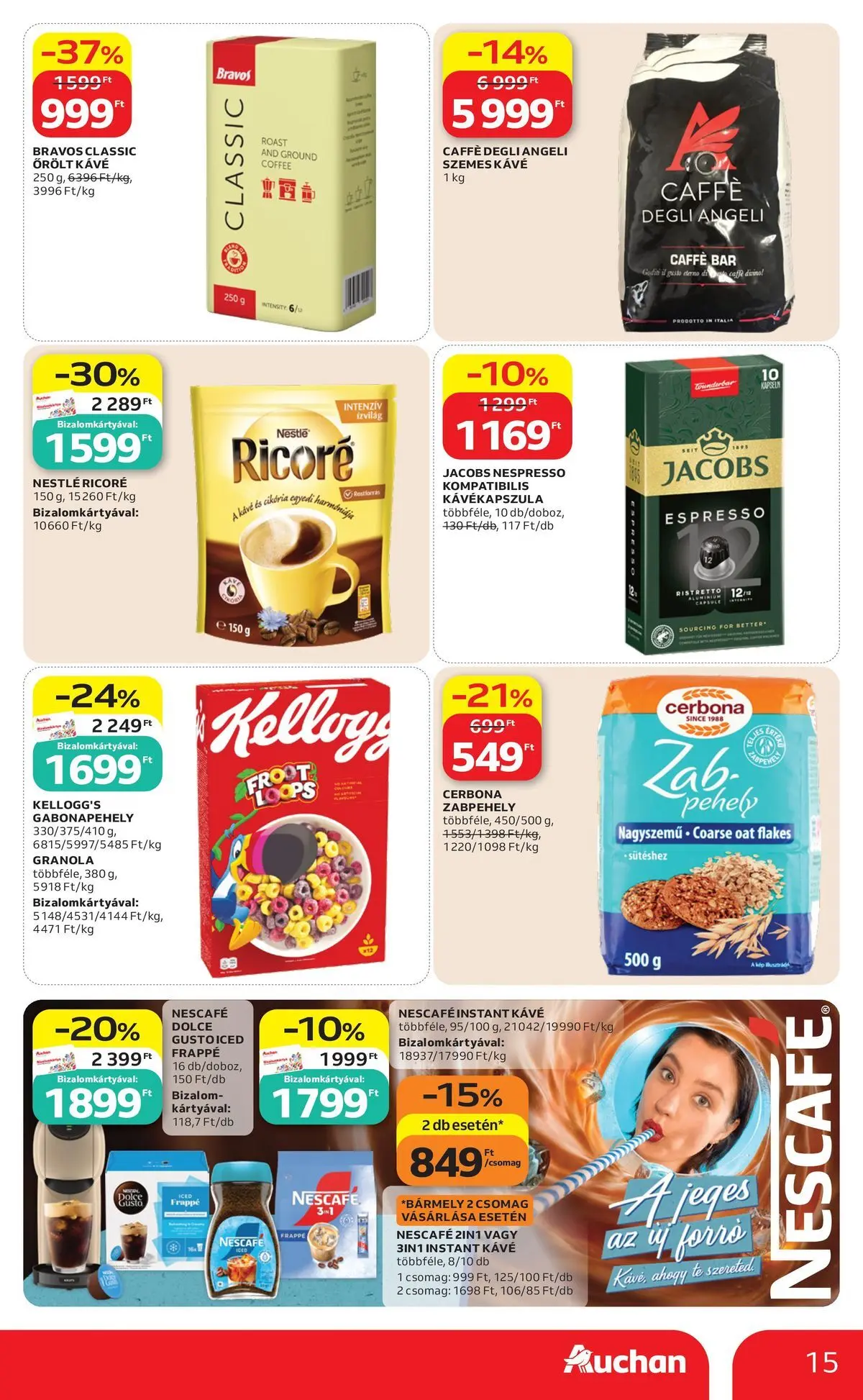 Ajánlatok - Auchan újság érvényessége 2026.07.01-ig - 2026.06.24. -tól/töl > akció, lapozható szórólap 🛍️ | Oldal: 15