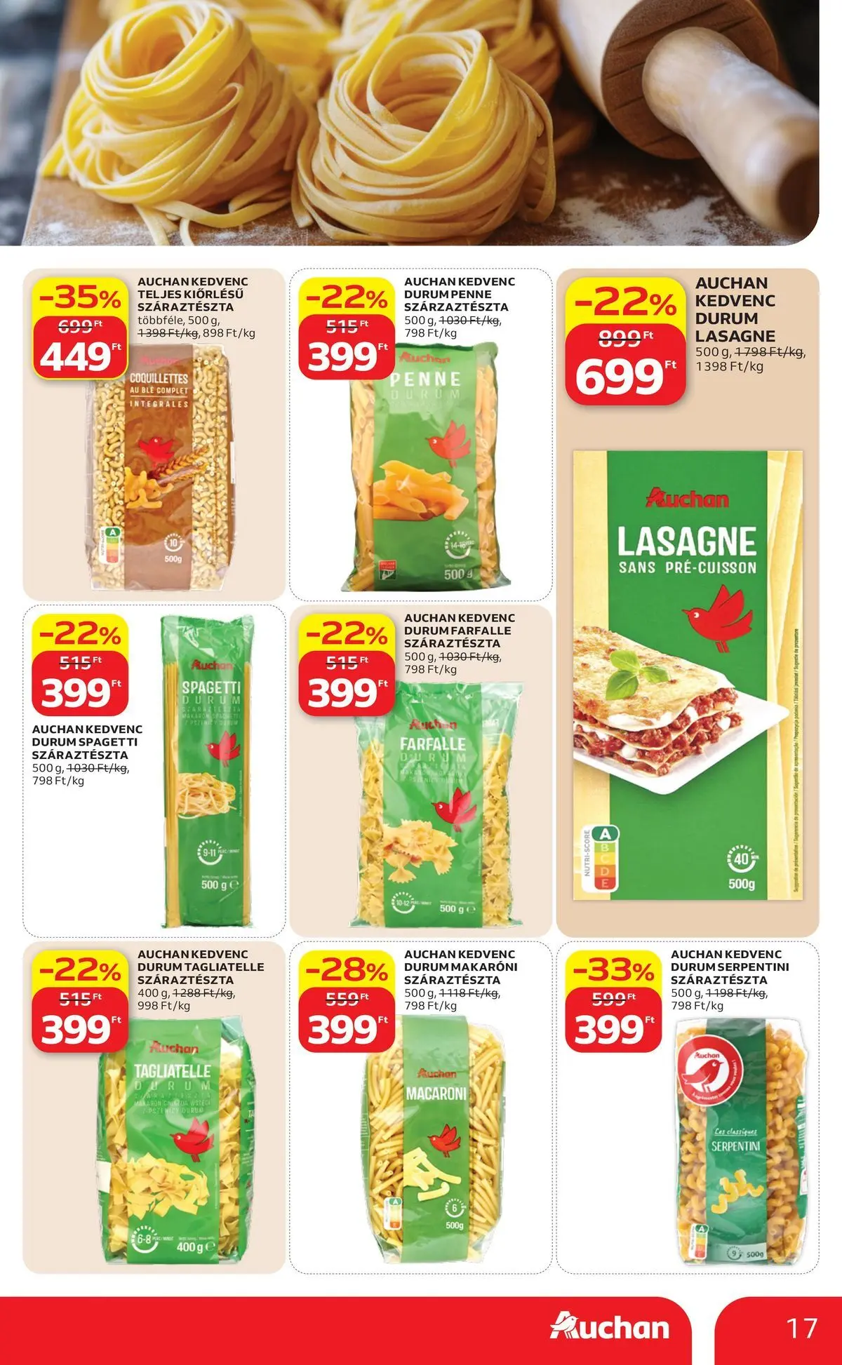 Ajánlatok - Auchan újság érvényessége 2026.07.01-ig - 2026.06.24. -tól/töl > akció, lapozható szórólap 🛍️ | Oldal: 17