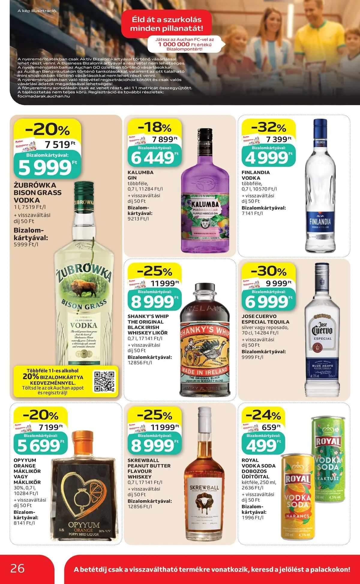 Ajánlatok - Auchan újság érvényessége 2026.07.01-ig - 2026.06.24. -tól/töl > akció, lapozható szórólap 🛍️ | Oldal: 26