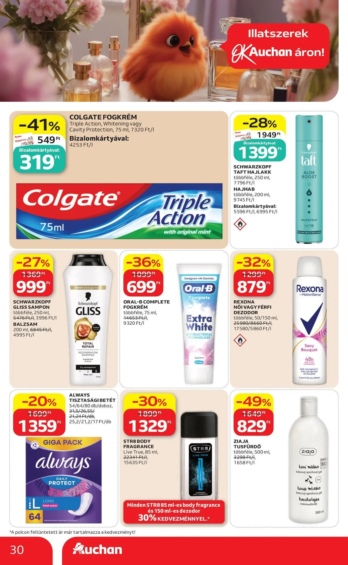 Ajánlatok - Auchan újság érvényessége 2026.07.01-ig - 2026.06.24. -tól/töl > akció, lapozható szórólap 🛍️ | Oldal: 30