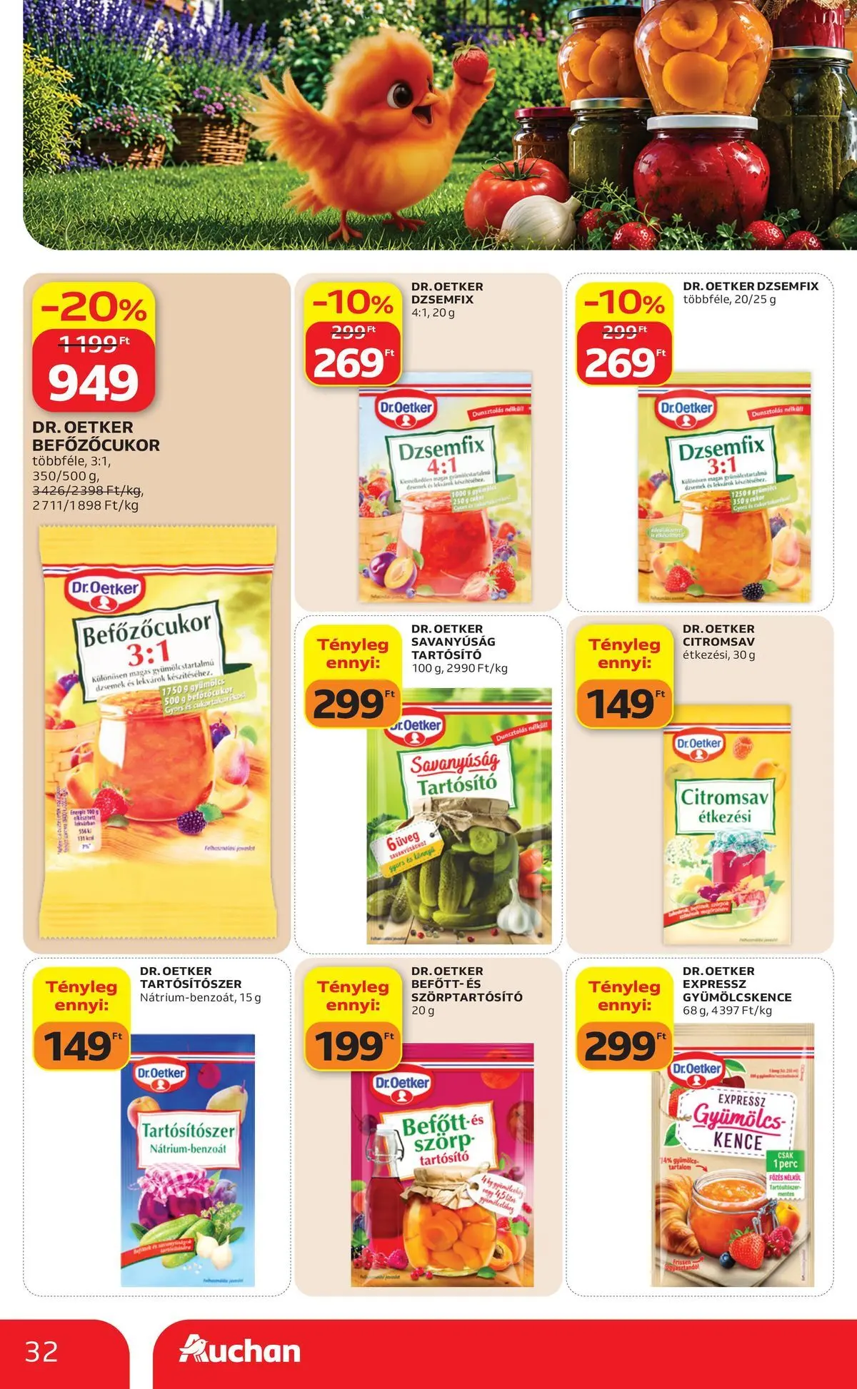 Ajánlatok - Auchan újság érvényessége 2026.07.01-ig - 2026.06.24. -tól/töl > akció, lapozható szórólap 🛍️ | Oldal: 32
