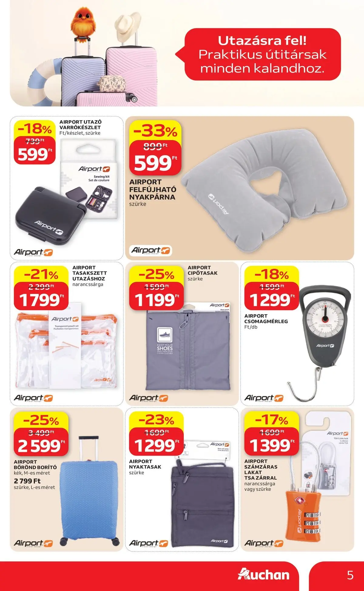 Ajánlatok - Auchan újság érvényessége 2026.07.01-ig - 2026.06.24. -tól/töl > akció, lapozható szórólap 🛍️ | Oldal: 5