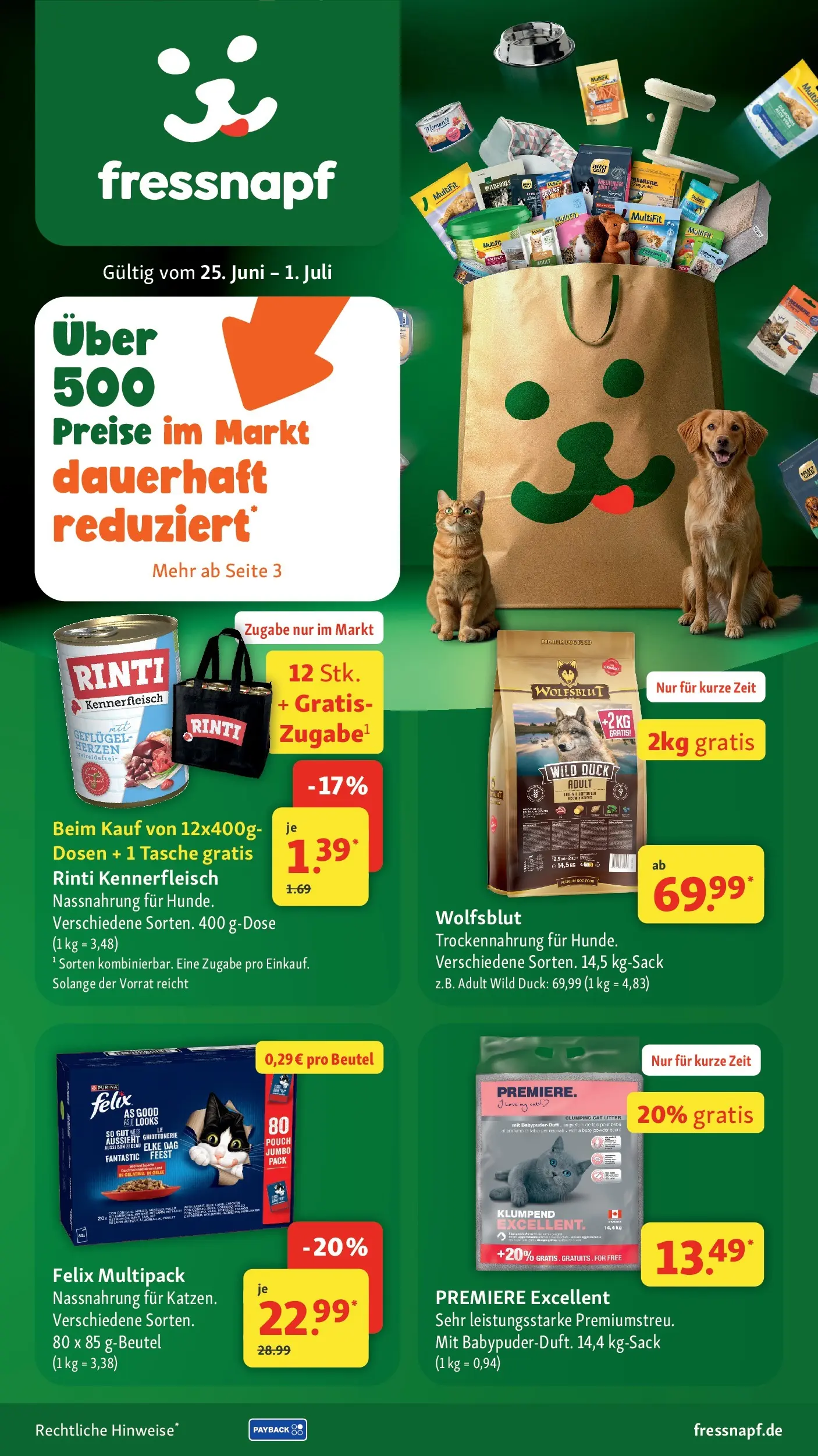 Fressnapf - Fressnapf: bald neue Angebote! (ab 24.06.2026) zum Blättern | Seite: 1 | Produkte: Tasche