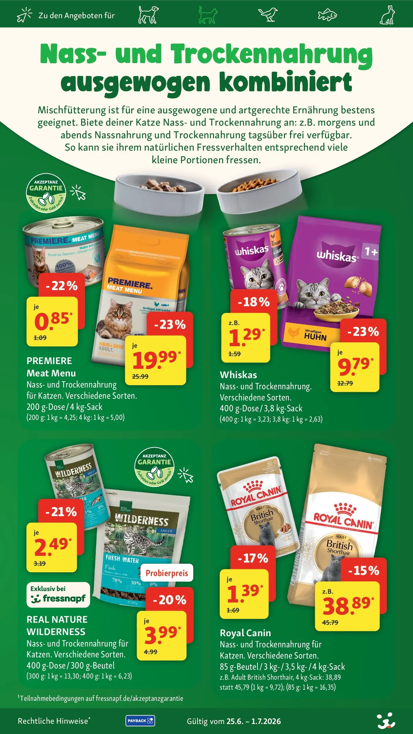 Fressnapf - Fressnapf: bald neue Angebote! (ab 24.06.2026) zum Blättern | Seite: 17 | Produkte: Fisch, Lachs, Whiskas