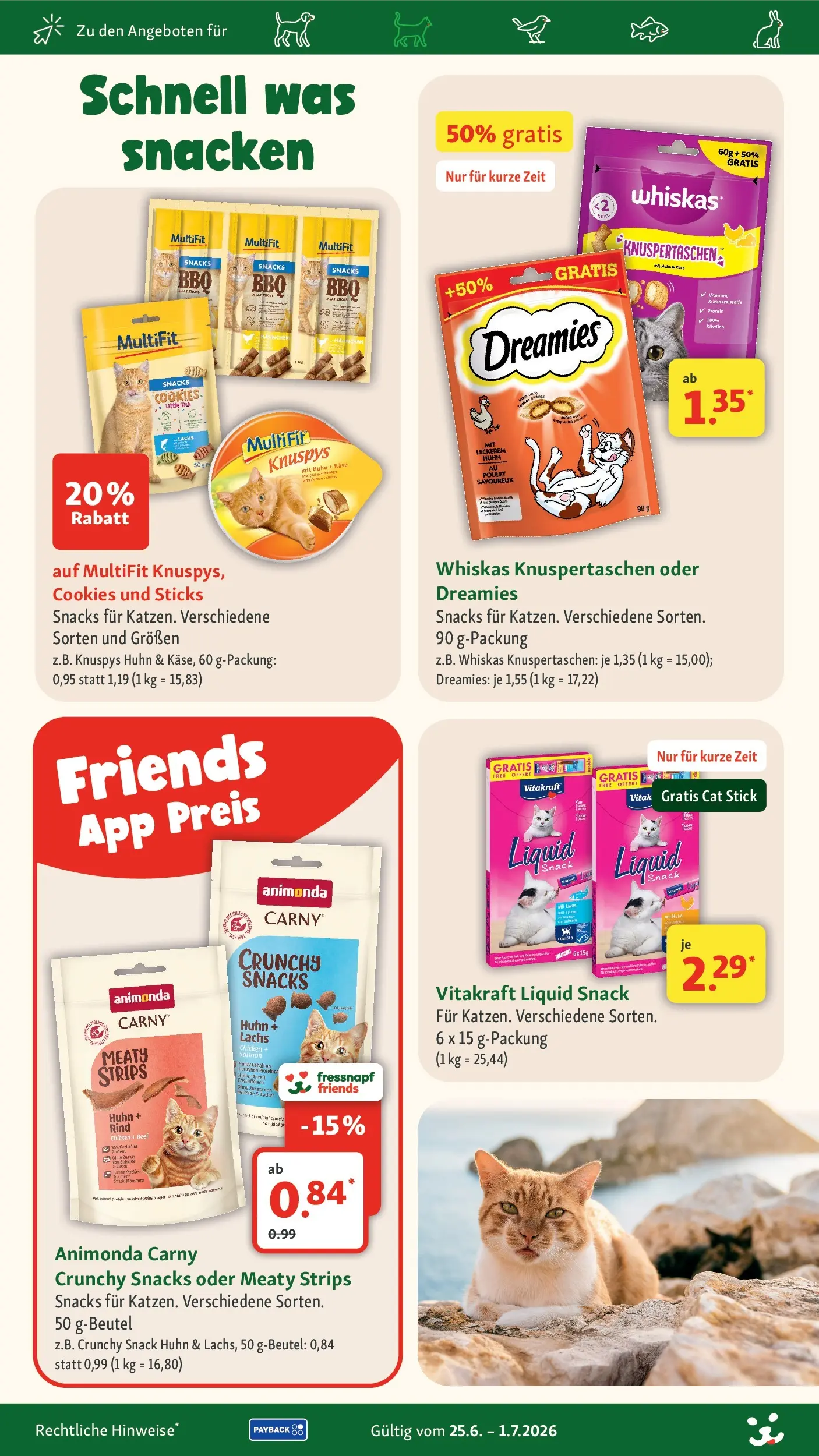 Fressnapf - Fressnapf: bald neue Angebote! (ab 24.06.2026) zum Blättern | Seite: 19 | Produkte: Käse, Lachs, Whiskas