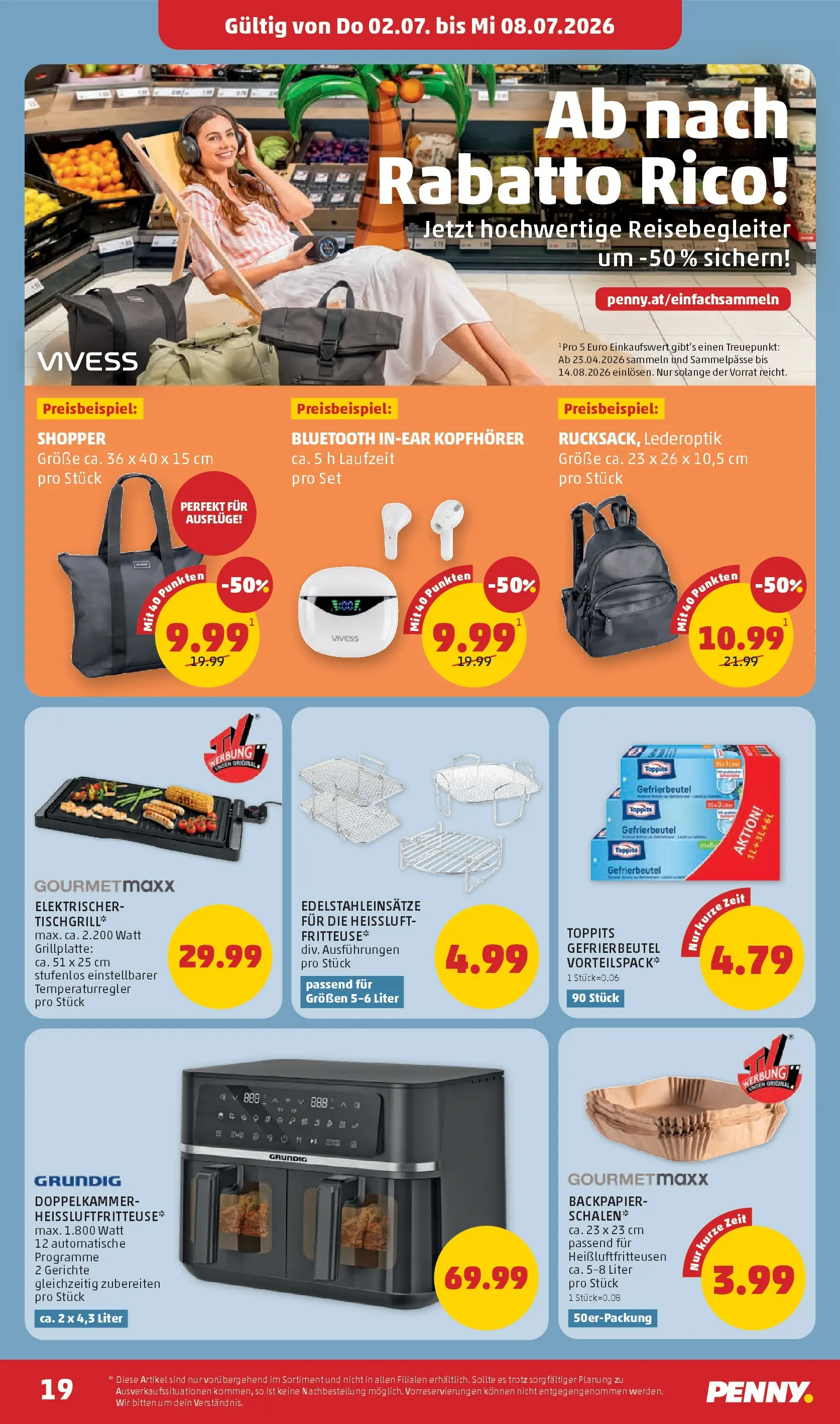Penny Markt - PENNY: Die ganze Woche sparen. ab (01.07.2026) - Angebote, Prospekt | Seite: 19 | Produkte: Kopfhörer