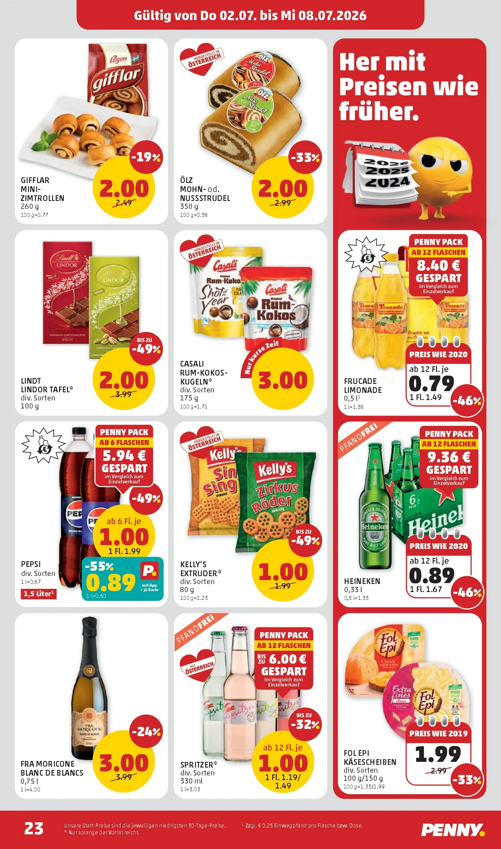 Penny Markt - PENNY: Die ganze Woche sparen. ab (01.07.2026) - Angebote, Prospekt | Seite: 23