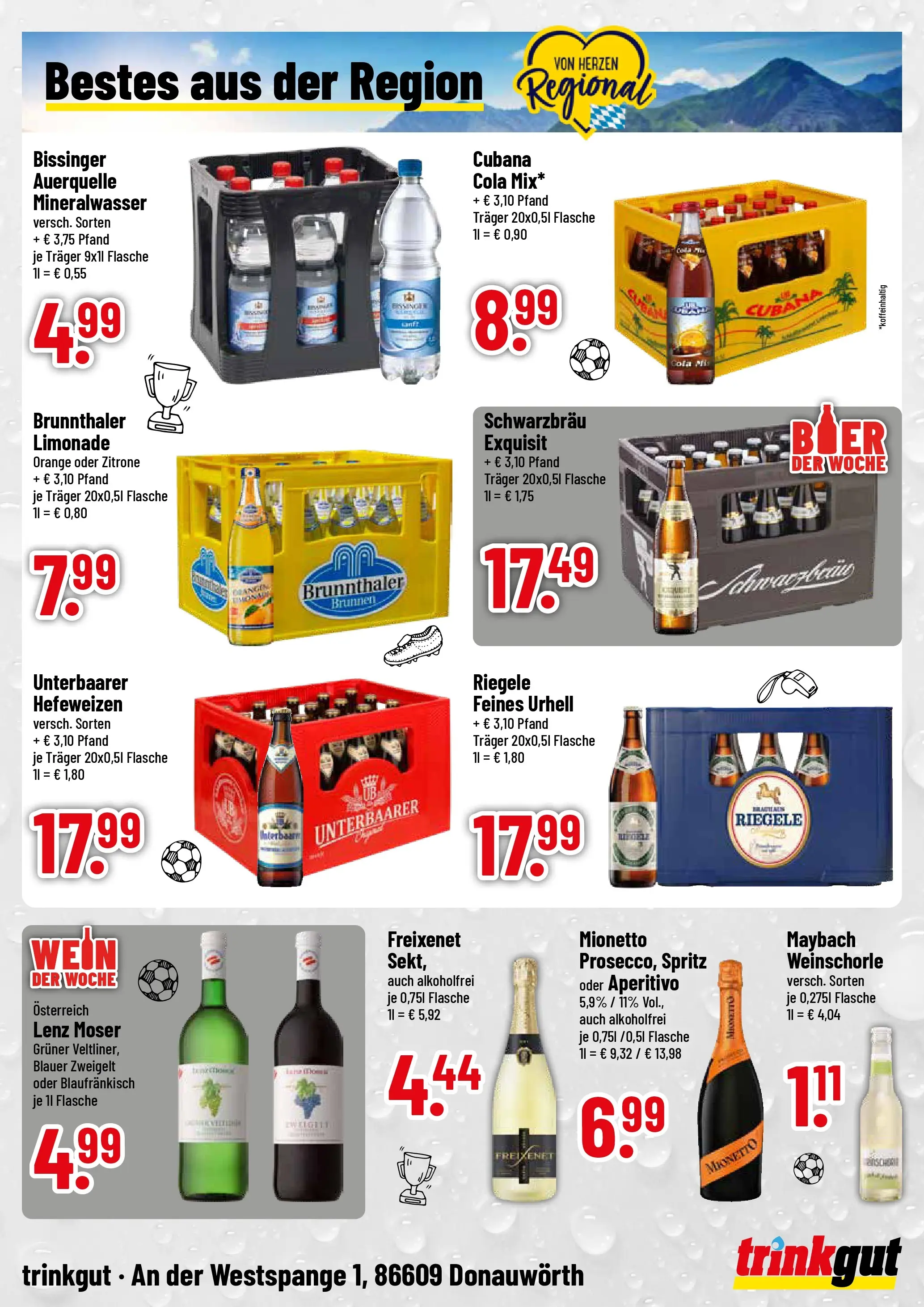Trinkgut Prospekt Donauwörth (ab 22.06.2026) » Angebote online | Seite: 4 | Produkte: Freixenet, Limonade, Weinschorle, Zitrone