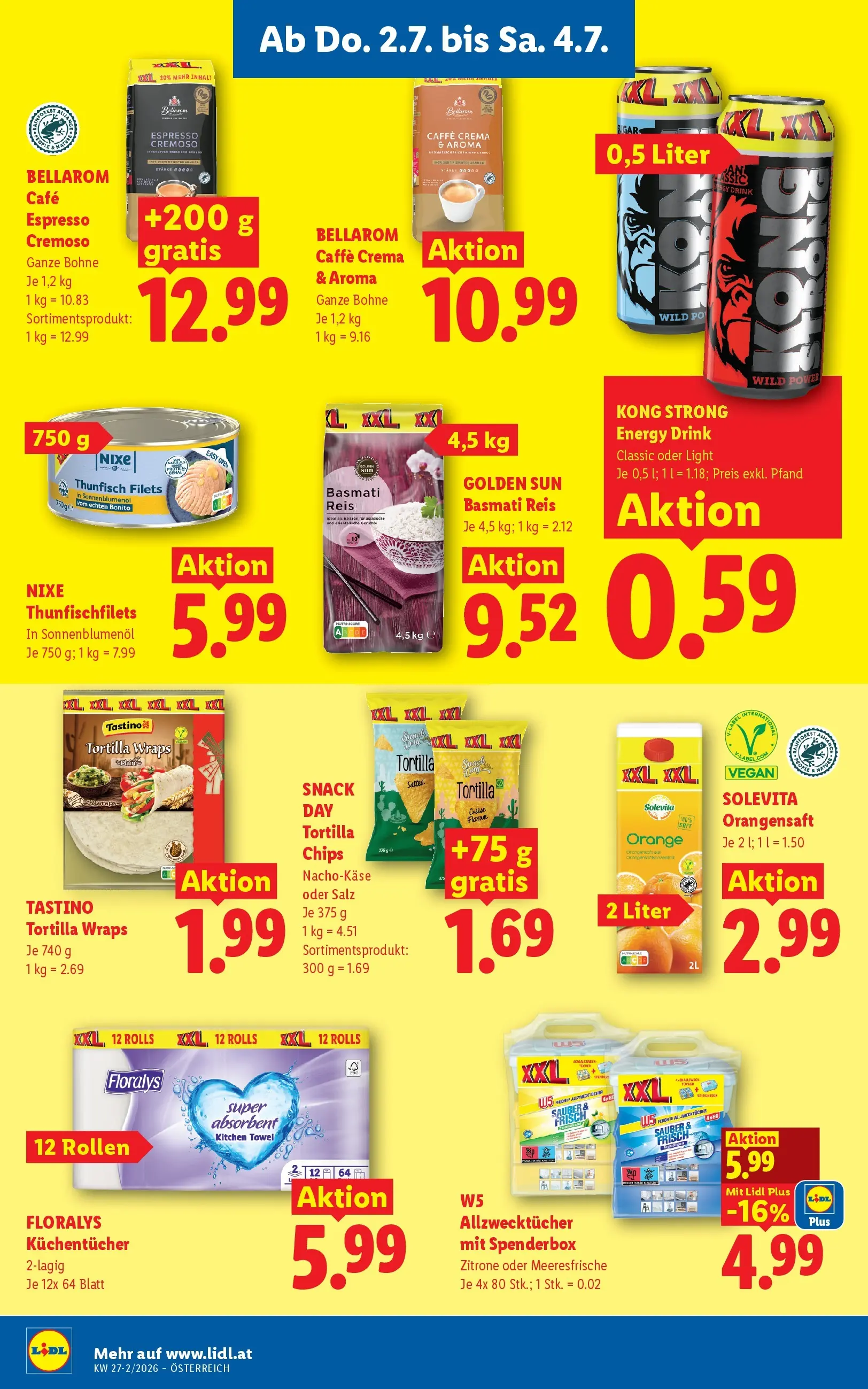 Lidl - Lidl ab 01.07.2026 - Angebote ab donnerstag | Seite: 14 | Produkte: Chips, Salz, Saft, Reis