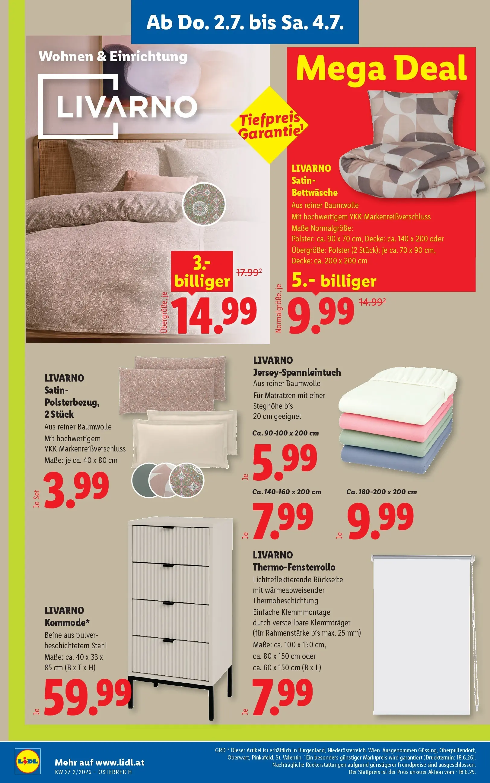 Lidl - Lidl ab 01.07.2026 - Angebote ab donnerstag | Seite: 22 | Produkte: Decke