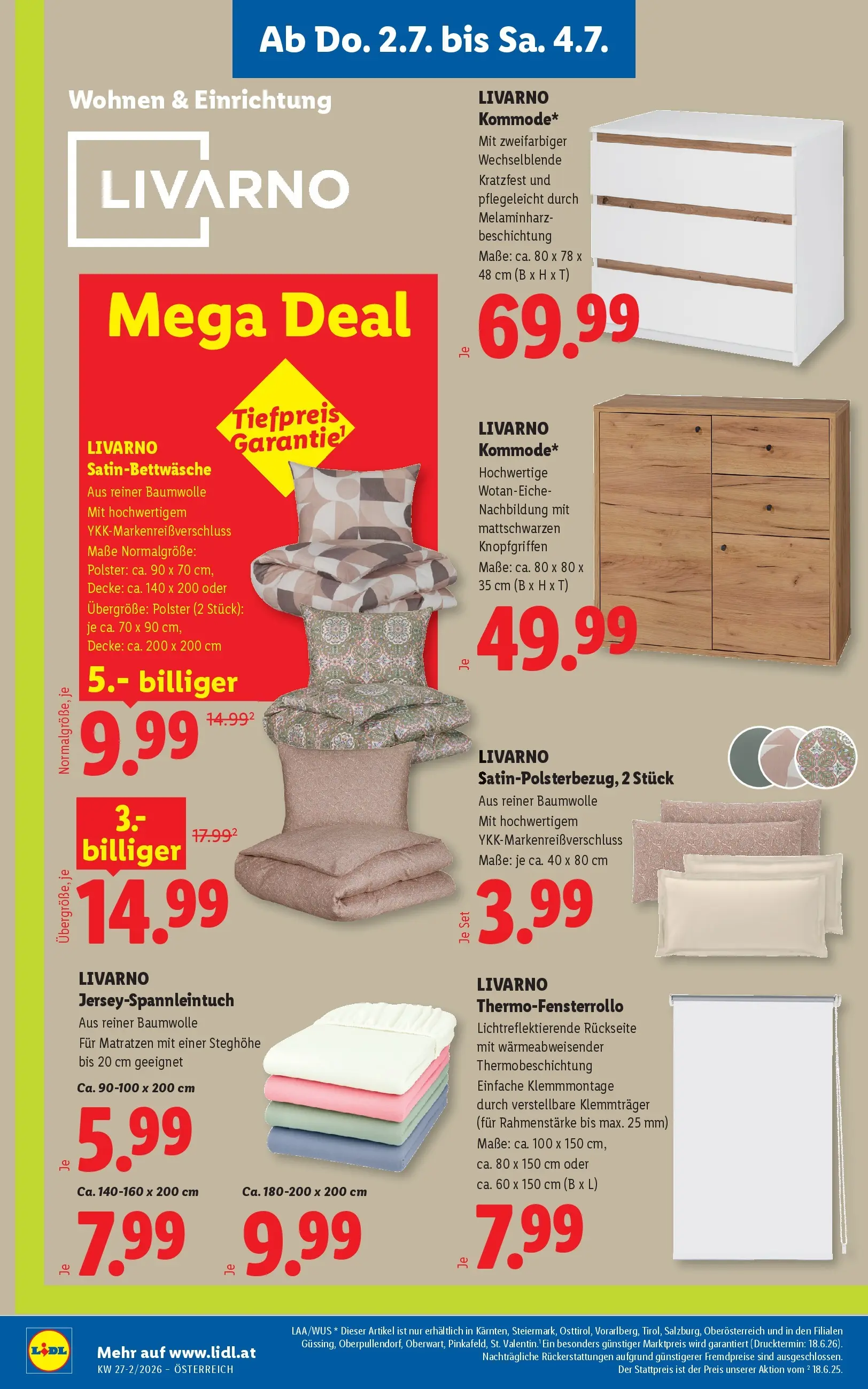 Lidl - Lidl ab 01.07.2026 - Angebote ab donnerstag | Seite: 22 | Produkte: Decke