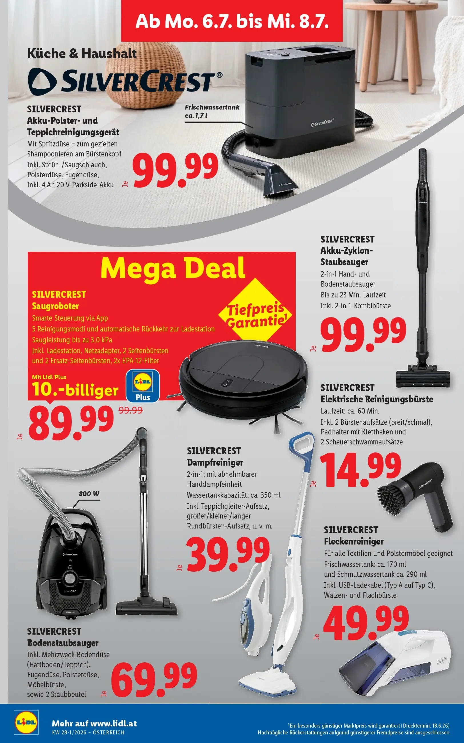 Lidl - Lidl ab 01.07.2026 - Angebote ab donnerstag | Seite: 33 | Produkte: Staubsauger