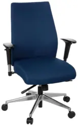 Drehstuhl Pro-Tec 250 Schwarz/Dunkelblau