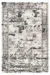 Webteppich my Opal Grau/Schwarz ca. 200x290cm