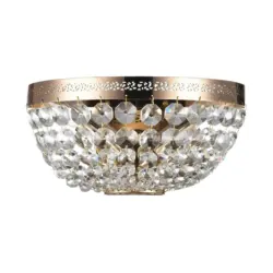 Wandleuchte Ottilia Goldfarben max. 60 Watt Wandlampe