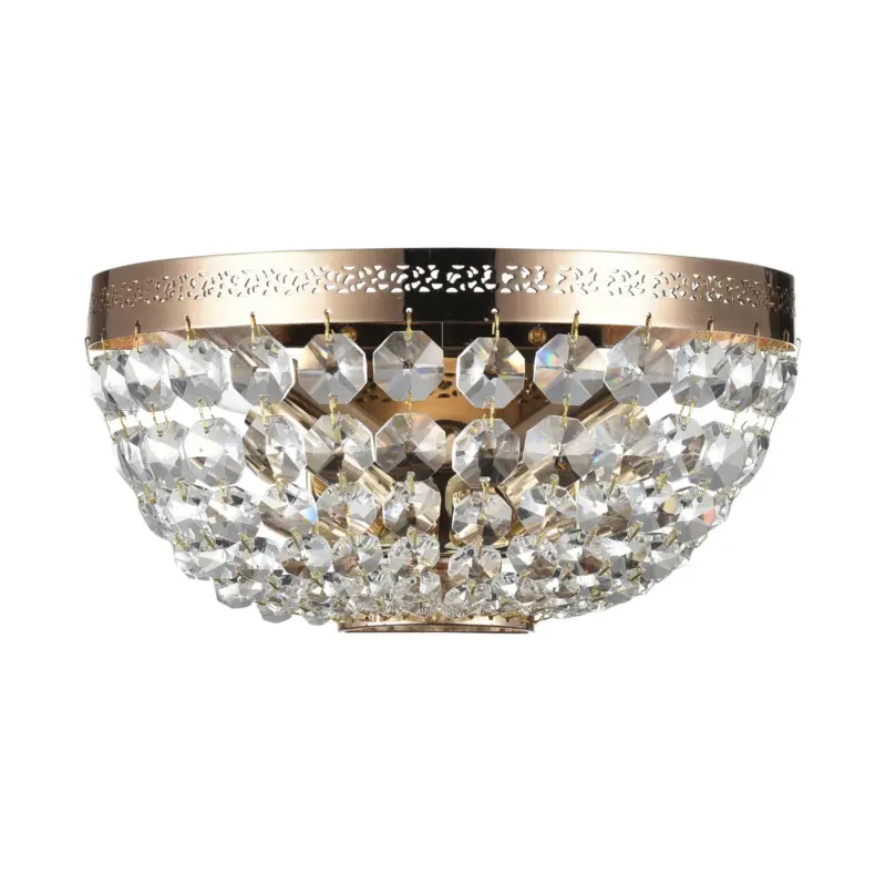 Wandleuchte Ottilia Goldfarben max. 60 Watt Wandlampe