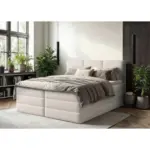 M&ouml;belix Boxspringbett mit Topper & Bettkasten 180x200 Castel
