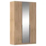 M&ouml;belix DREHT&Uuml;RENSCHRANK Alabama Sonoma Eiche B: 136 cm