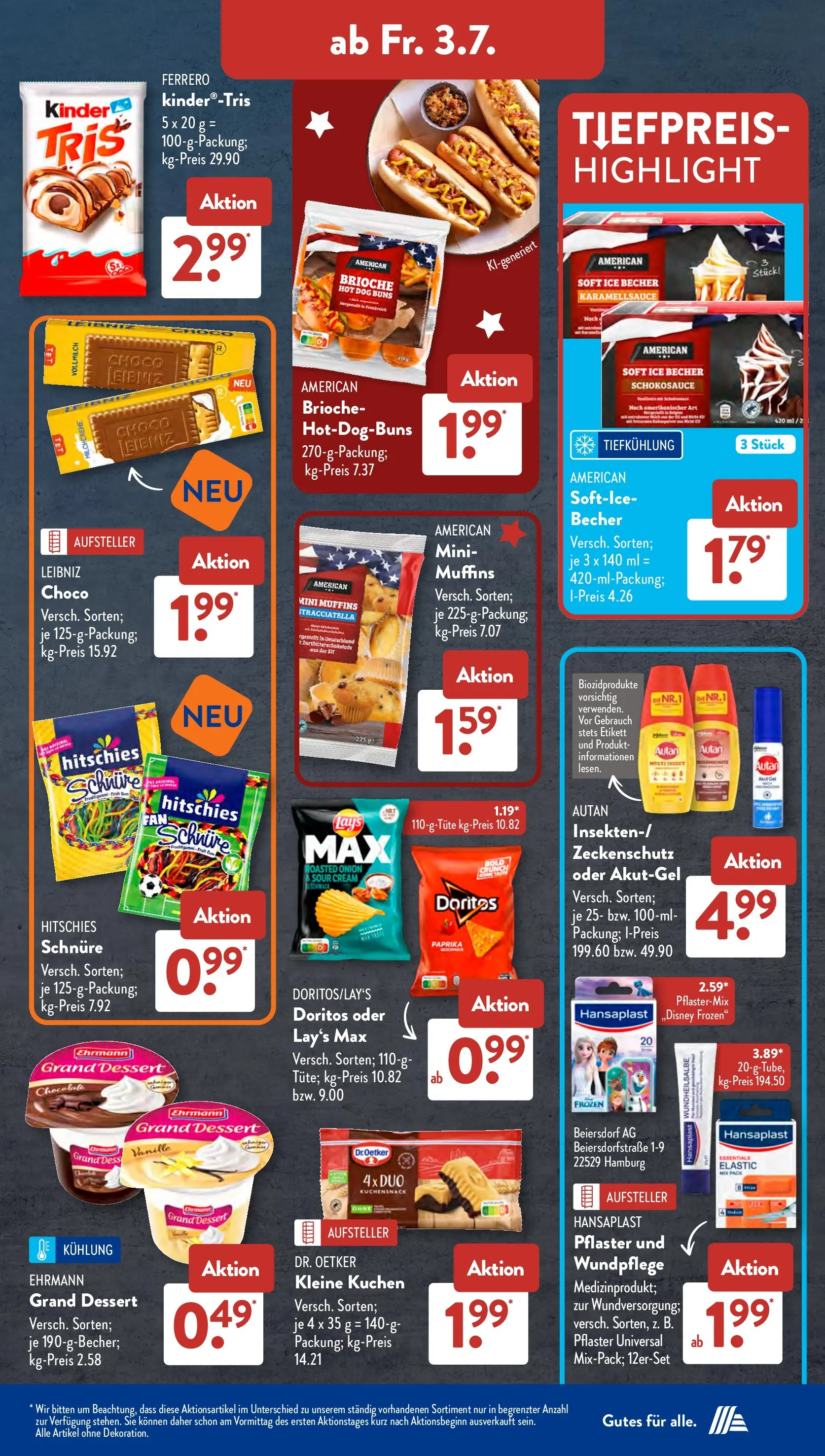 Aldi Süd - Aldi Süd: Wochenangebote (ab 28.06.2026) zum Blättern | Seite: 22 | Produkte: Ehrmann grand dessert, Paprika, Kuchen