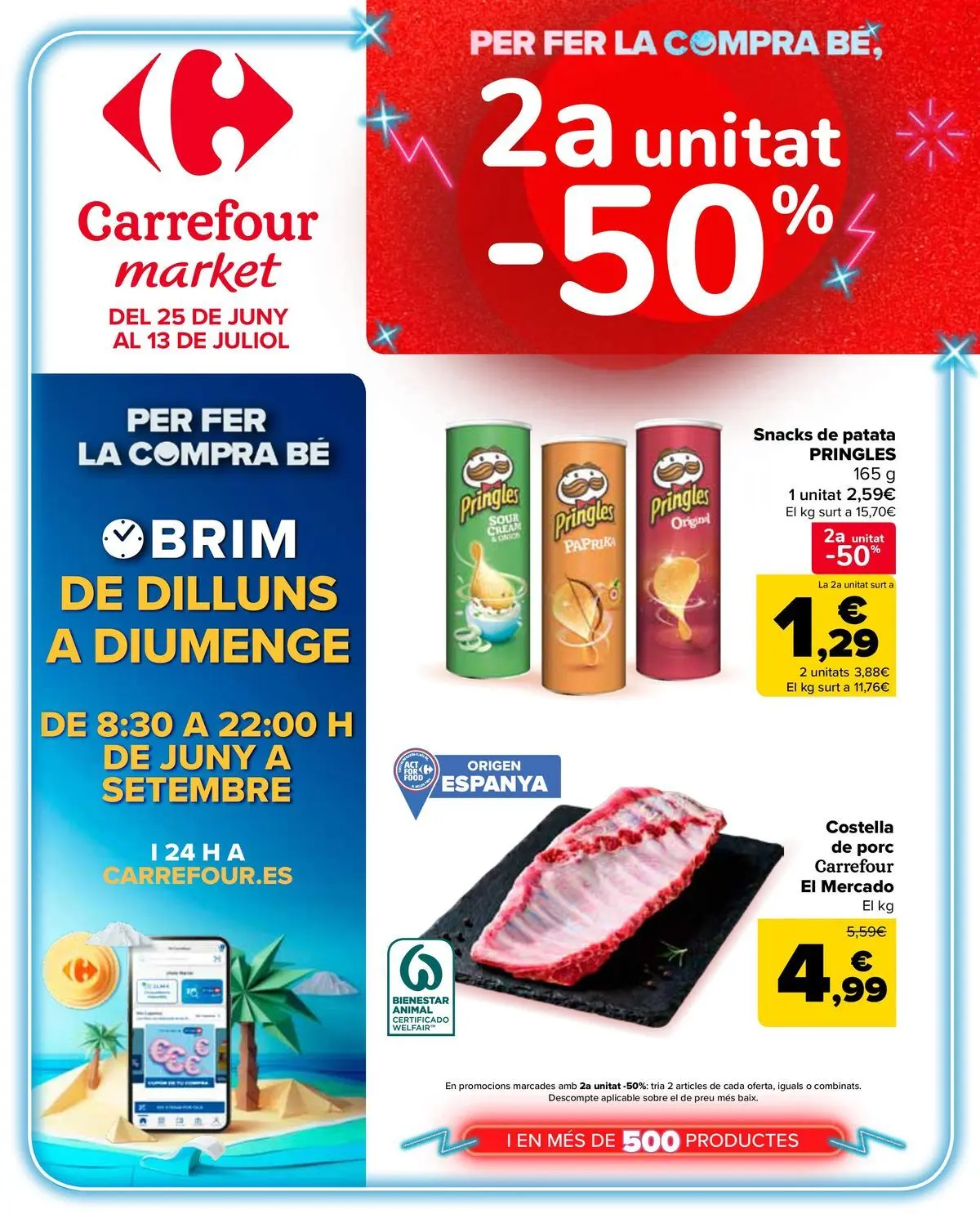 Carrefour Market - 2ª unidad al -50% 10/07/2026 - 13/07/2026 | Página: 1