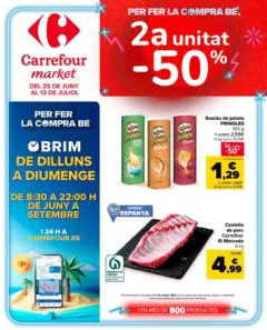 Vista previa Carrefour Market - 2ª unidad al -50% válido desde el 10/07/2026
